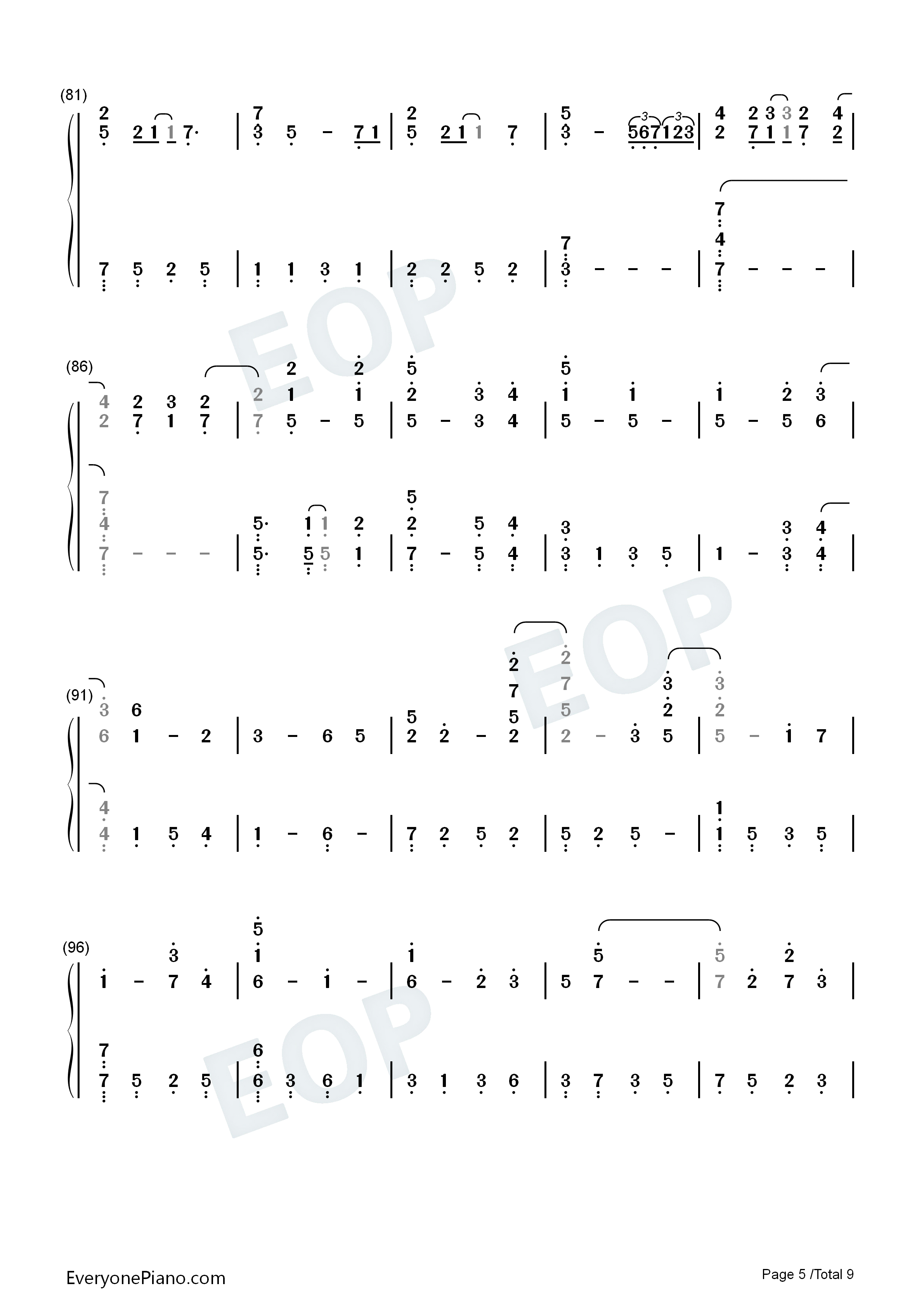 For_the_First_Time_in_Forever钢琴简谱_Kristen_Bell_&_Idina_Menzel演唱