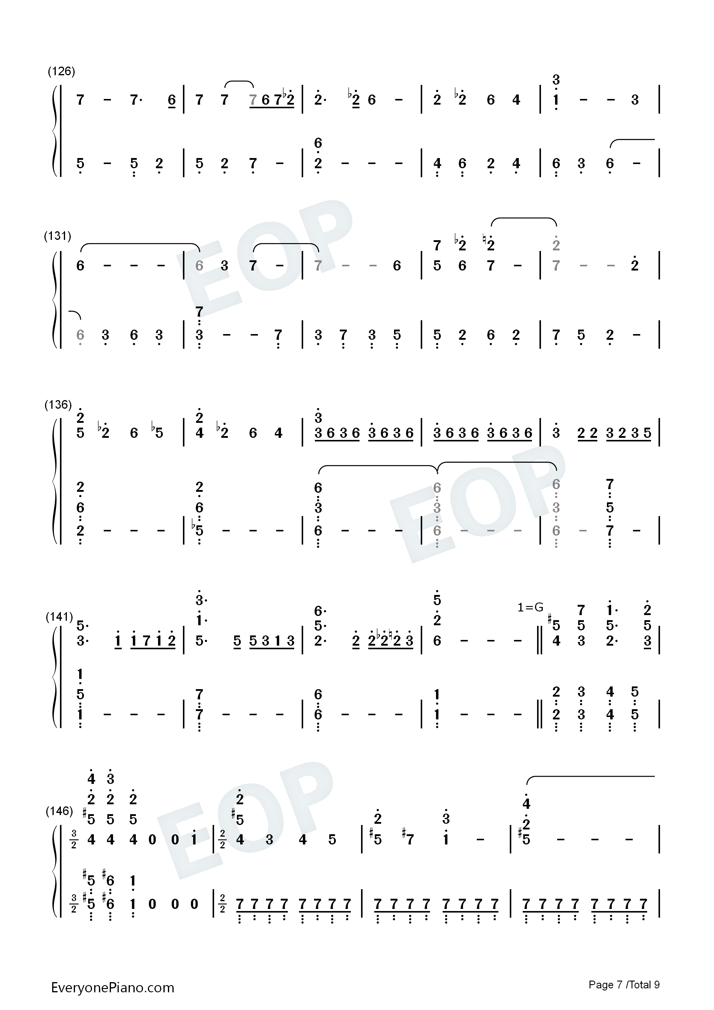 For_the_First_Time_in_Forever钢琴简谱_Kristen_Bell_&_Idina_Menzel演唱