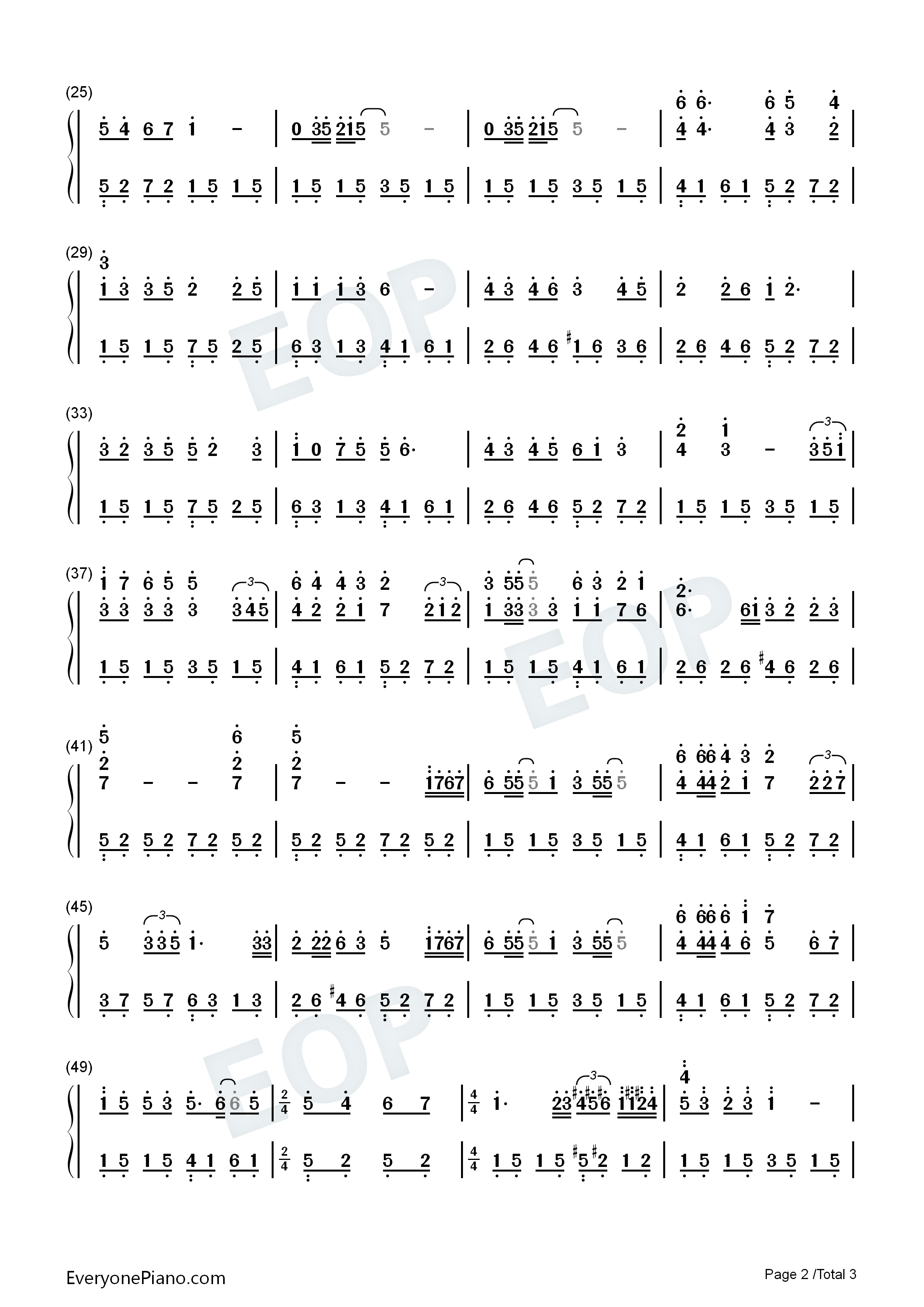 莫斯科没有眼泪钢琴简谱_TWINS演唱