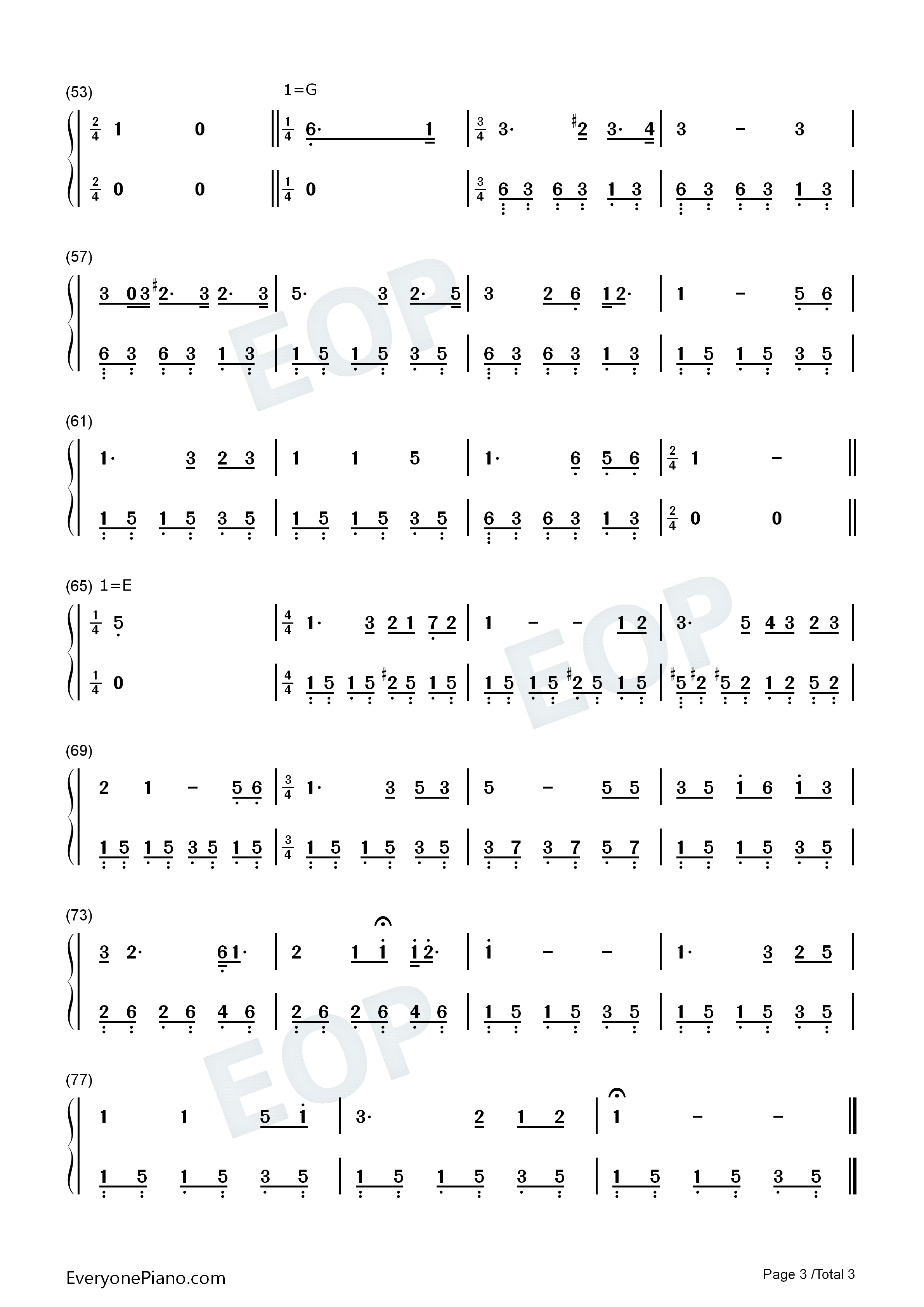 教我如何不想她钢琴简谱_赵元任演唱