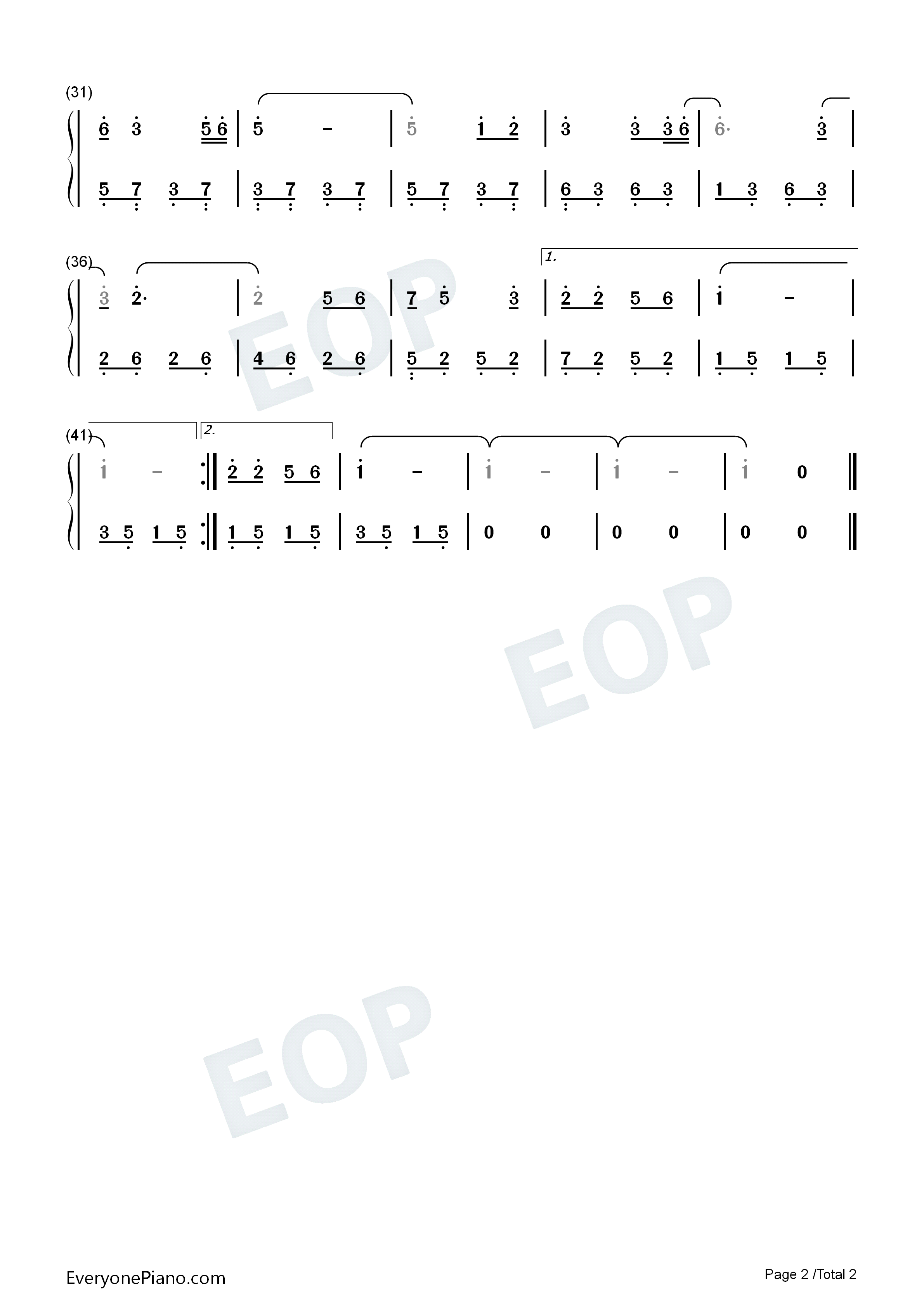 奉献钢琴简谱_张咪演唱