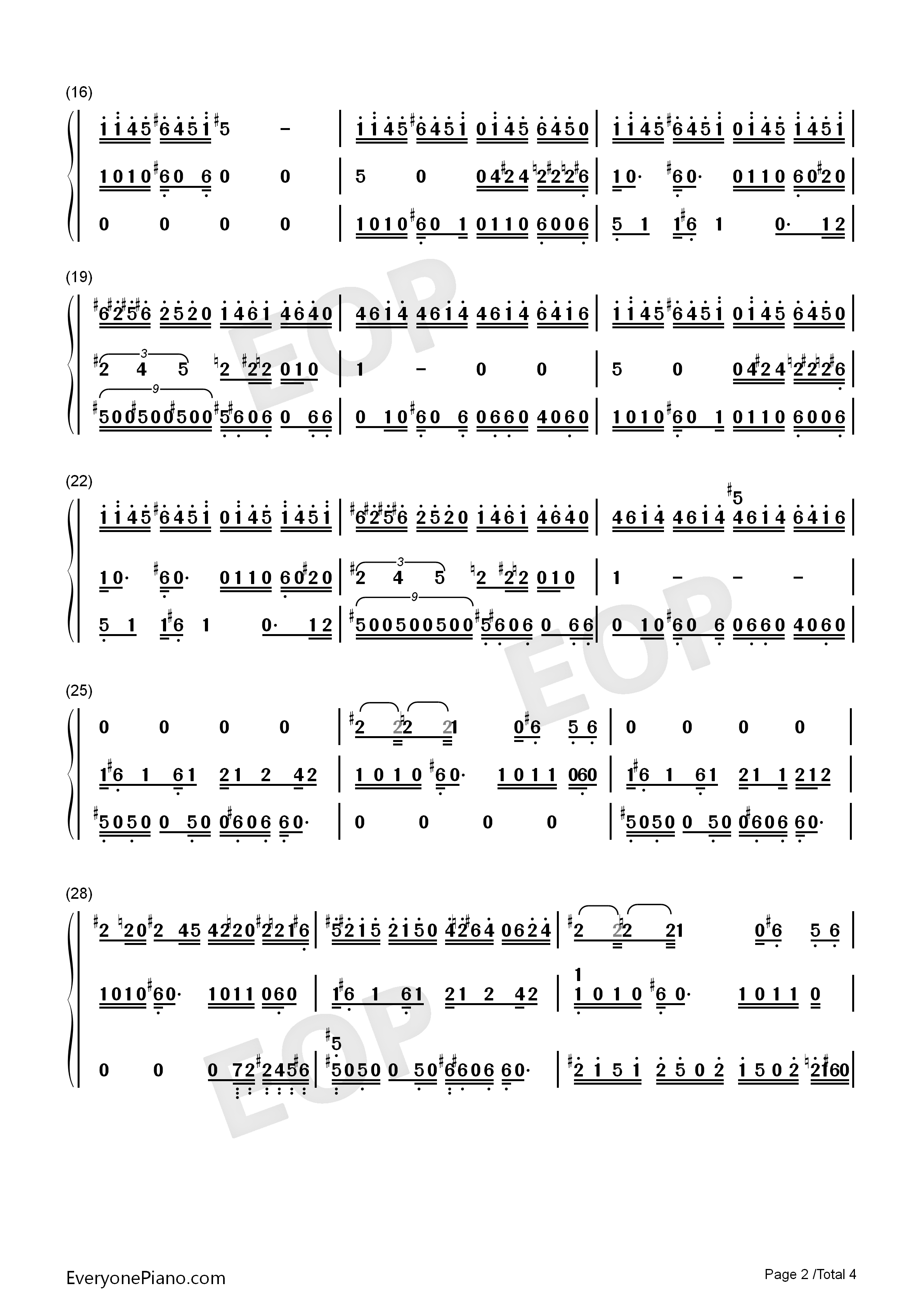 植物大战僵尸钢琴简谱_Plants_vs._Zombies演唱
