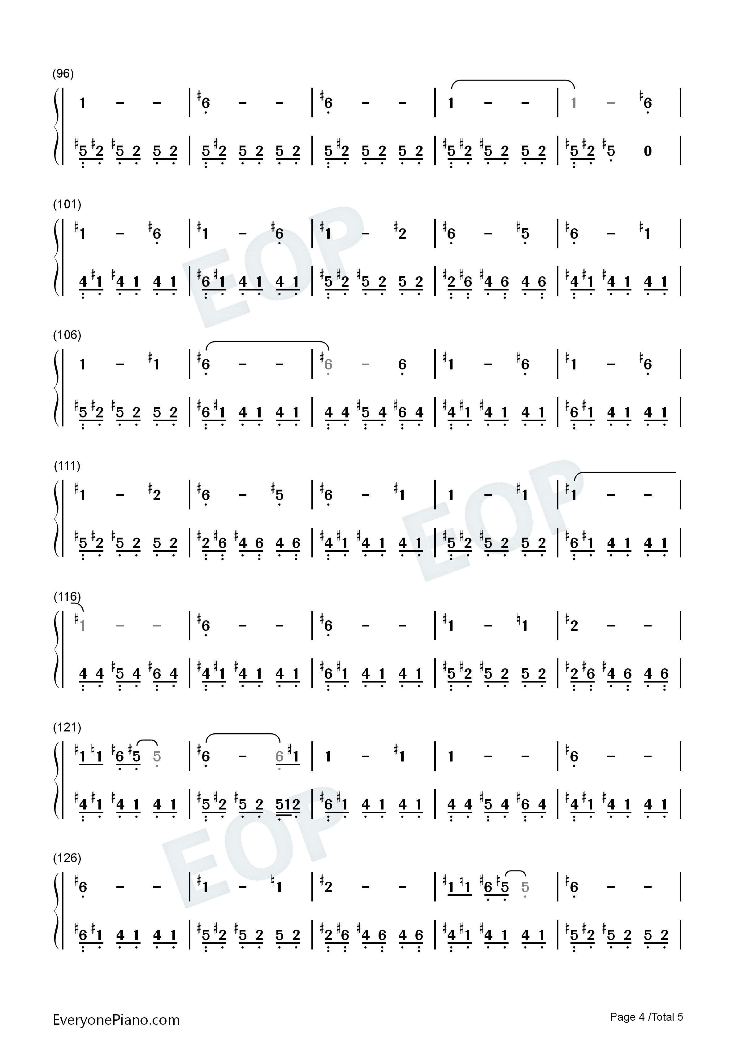 Caribbean_Blue钢琴简谱_Enya演唱