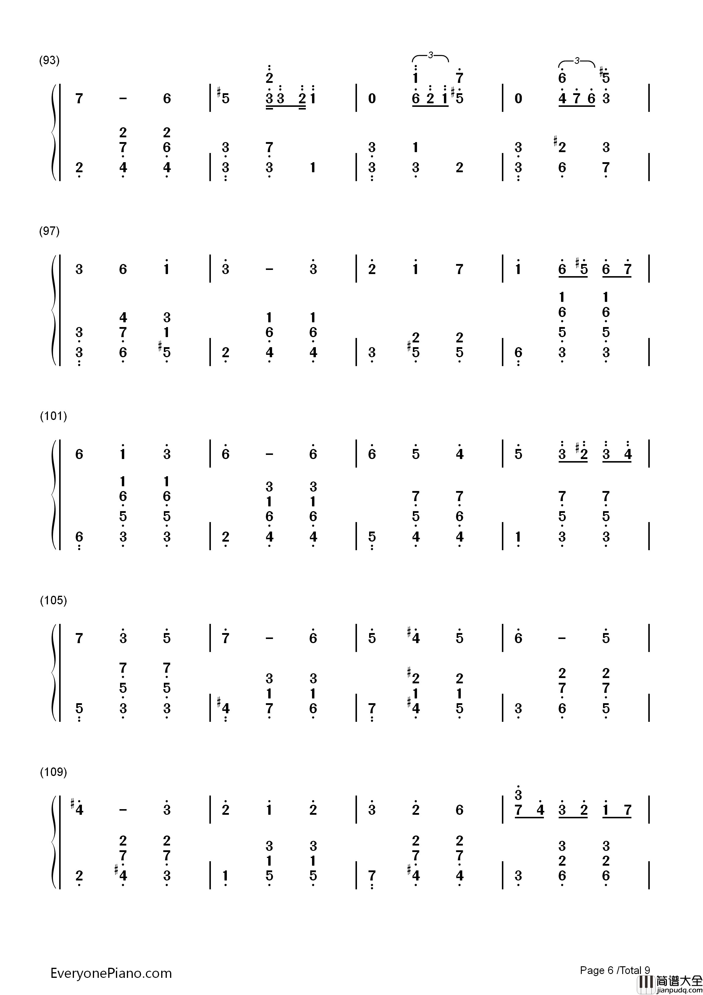 人生的旋转木马_钢琴简谱_久石让_宫崎骏演唱