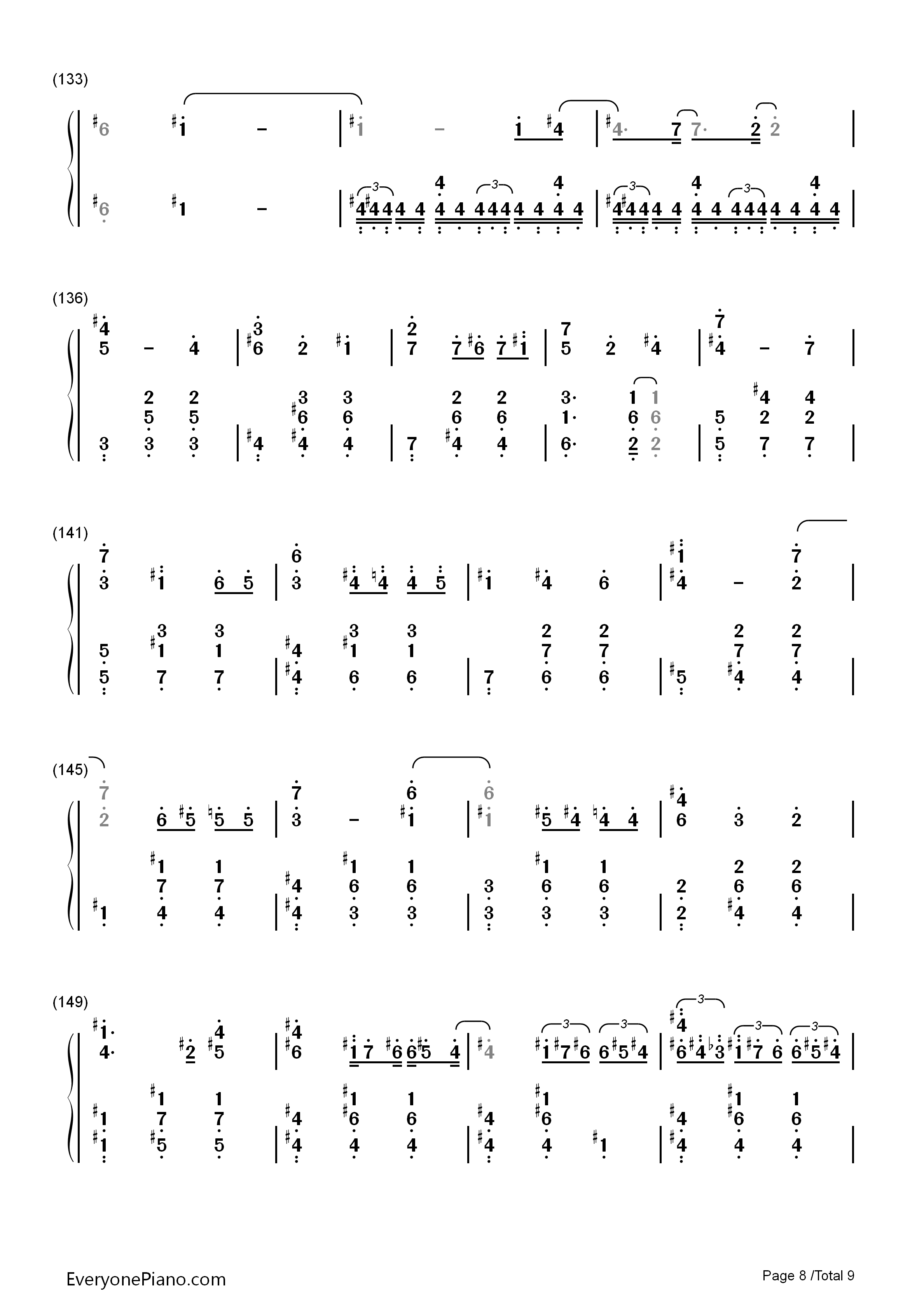 人生的旋转木马_钢琴简谱_久石让_宫崎骏演唱