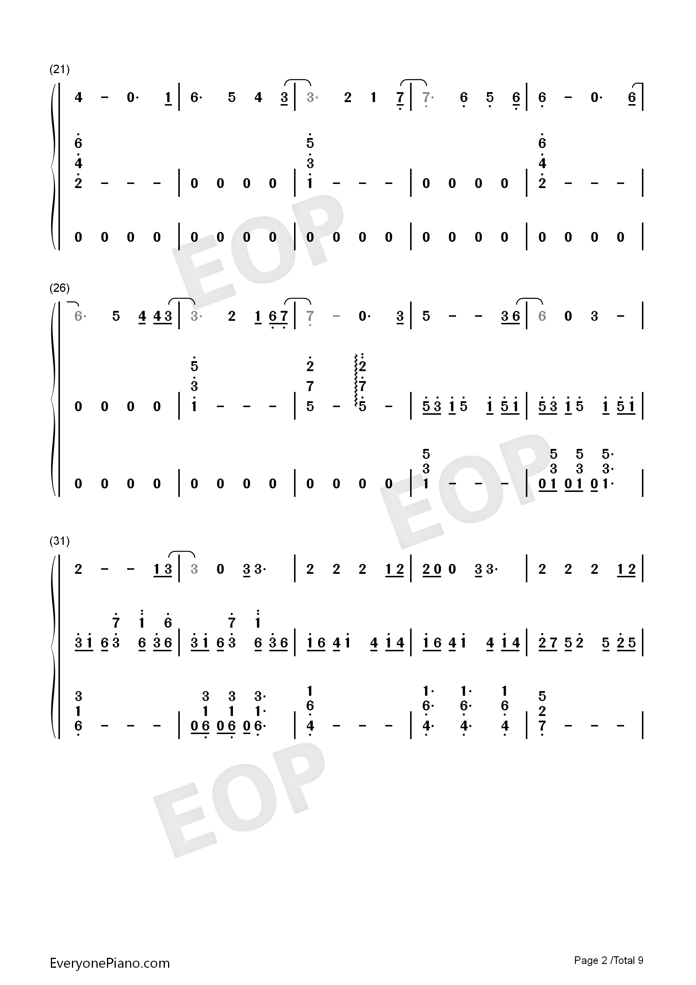 All_of_Me钢琴简谱_John_Legend演唱