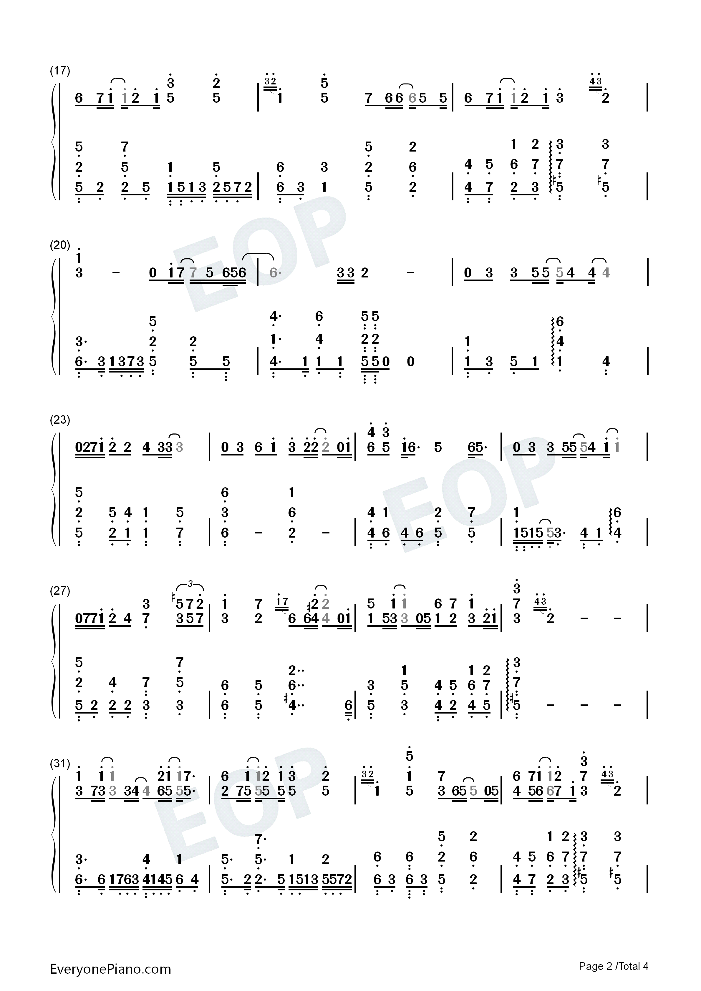 你的爱钢琴简谱_王力宏演唱