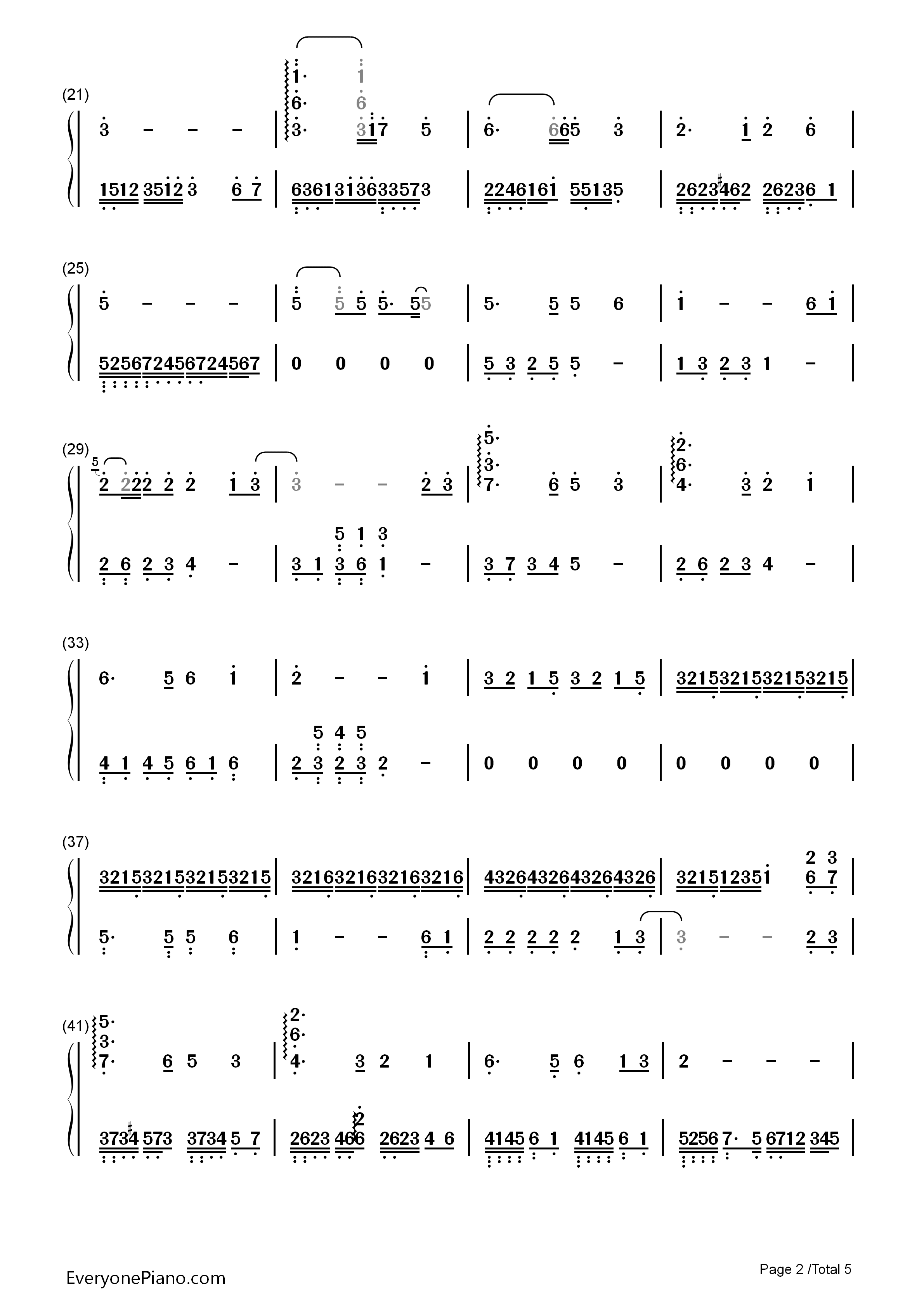 耶和华是爱钢琴简谱_未知演唱