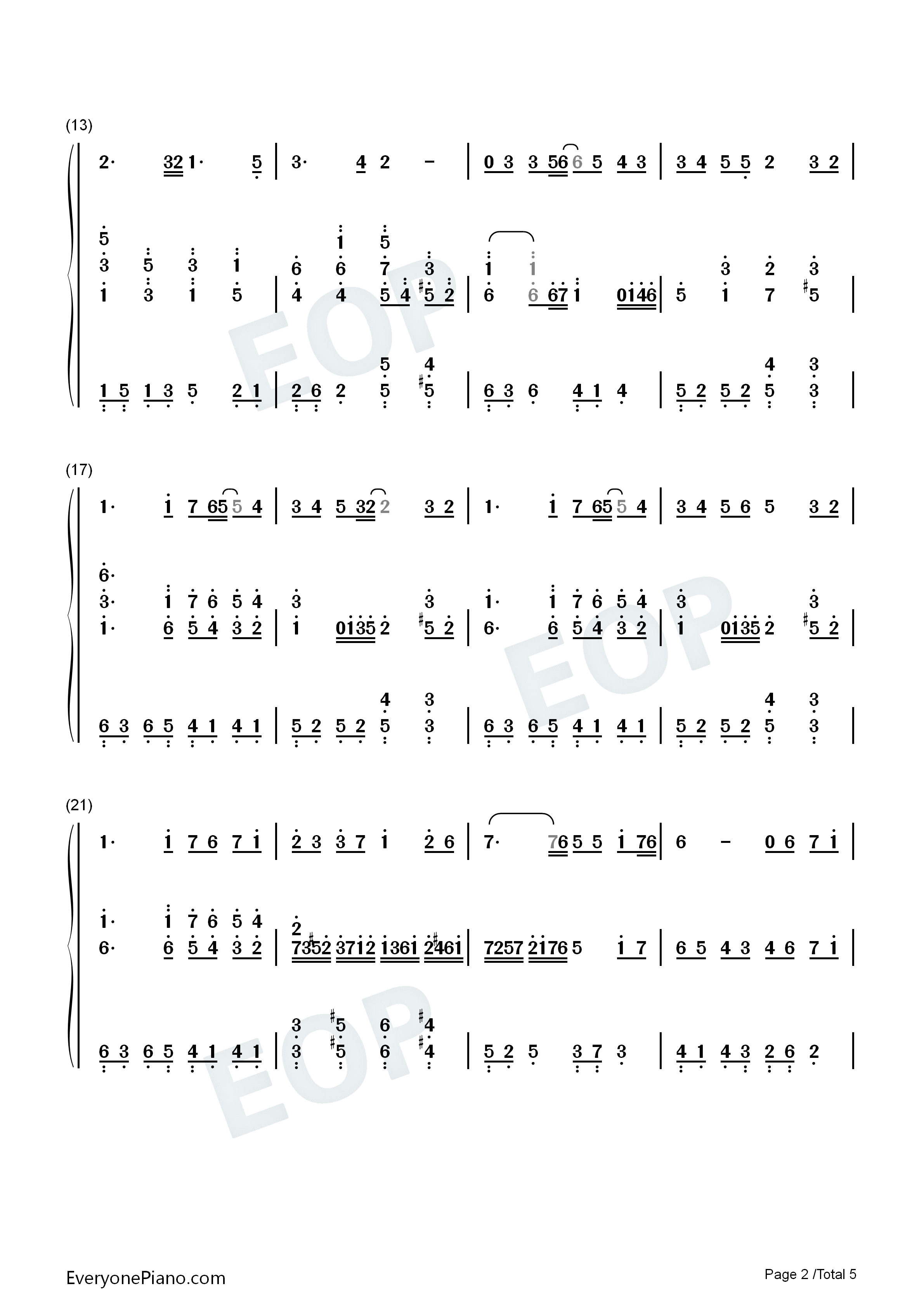 你的名字我的姓氏钢琴简谱_张学友演唱