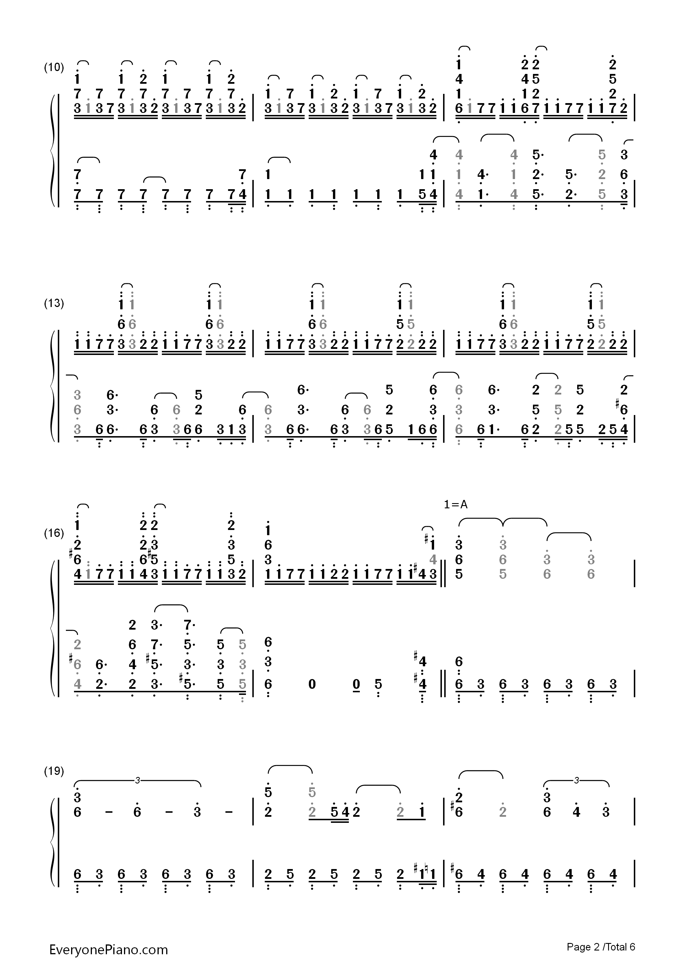 自由之翼钢琴简谱_Linked_Horizon__Revo演唱