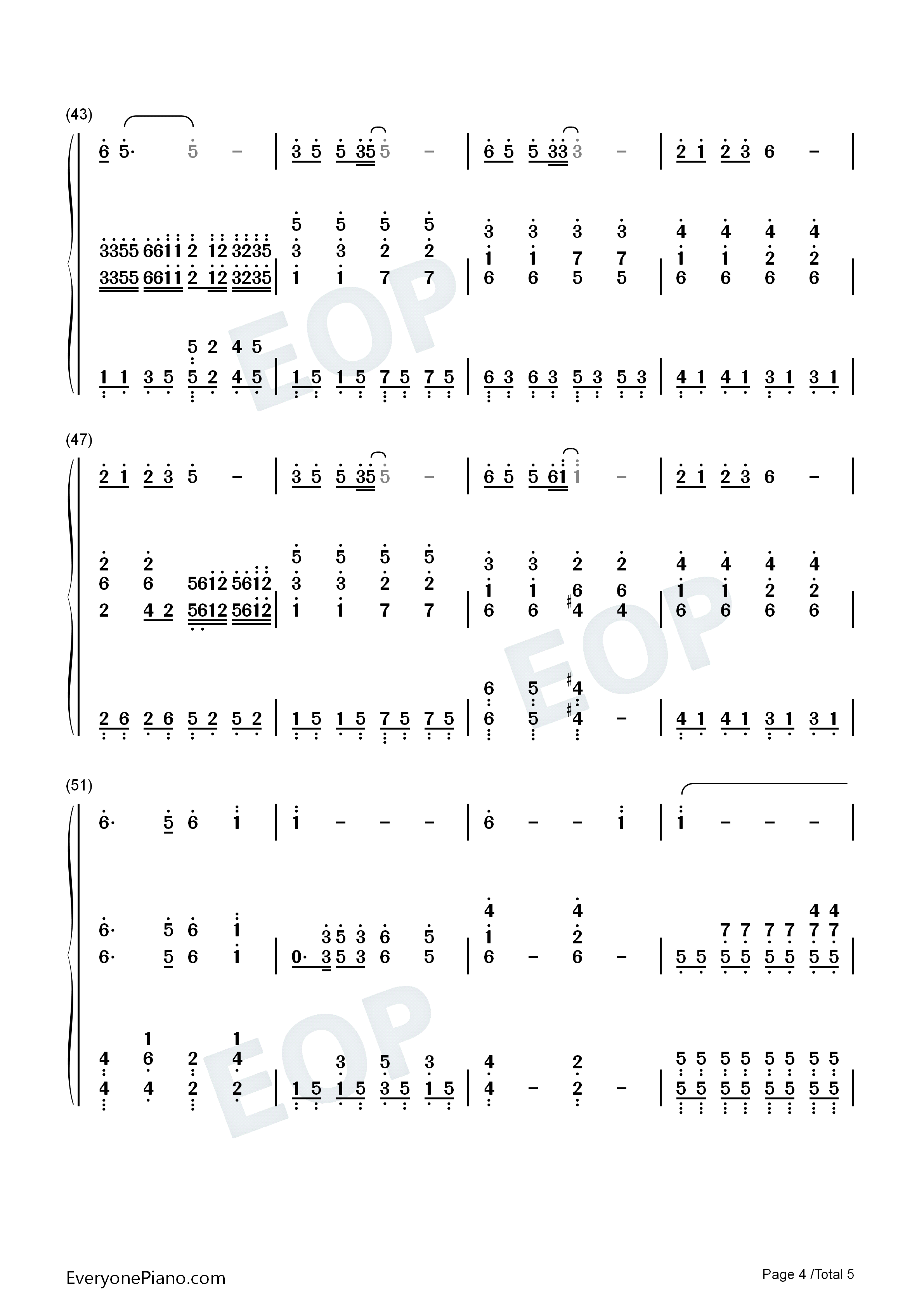 国家钢琴简谱_成龙&刘媛媛演唱