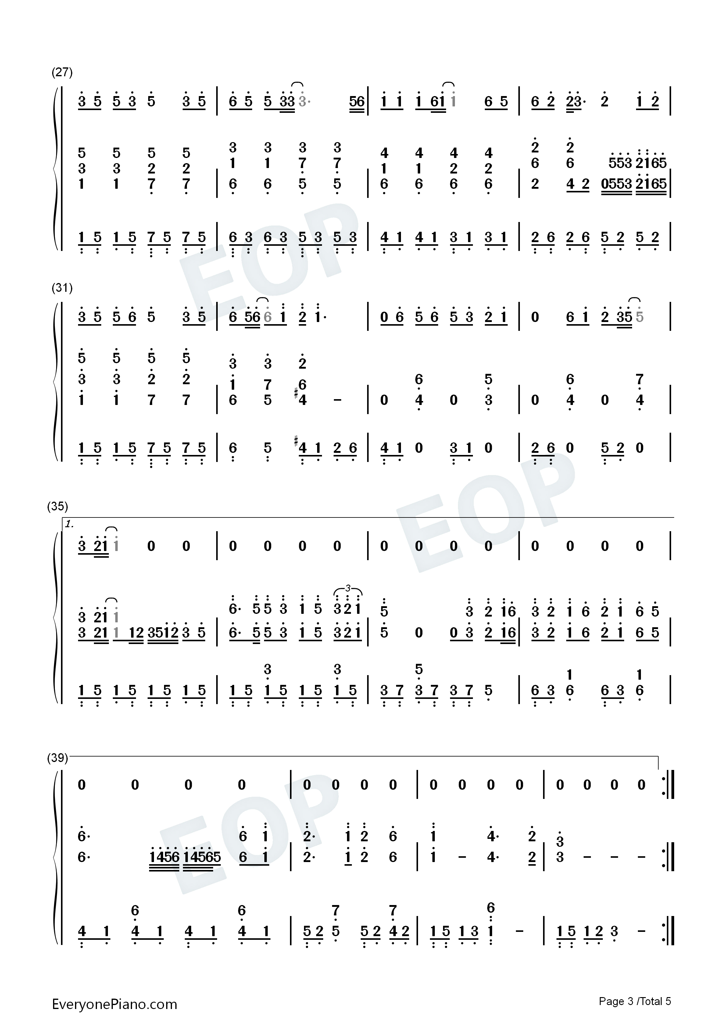 国家钢琴简谱_成龙&刘媛媛演唱