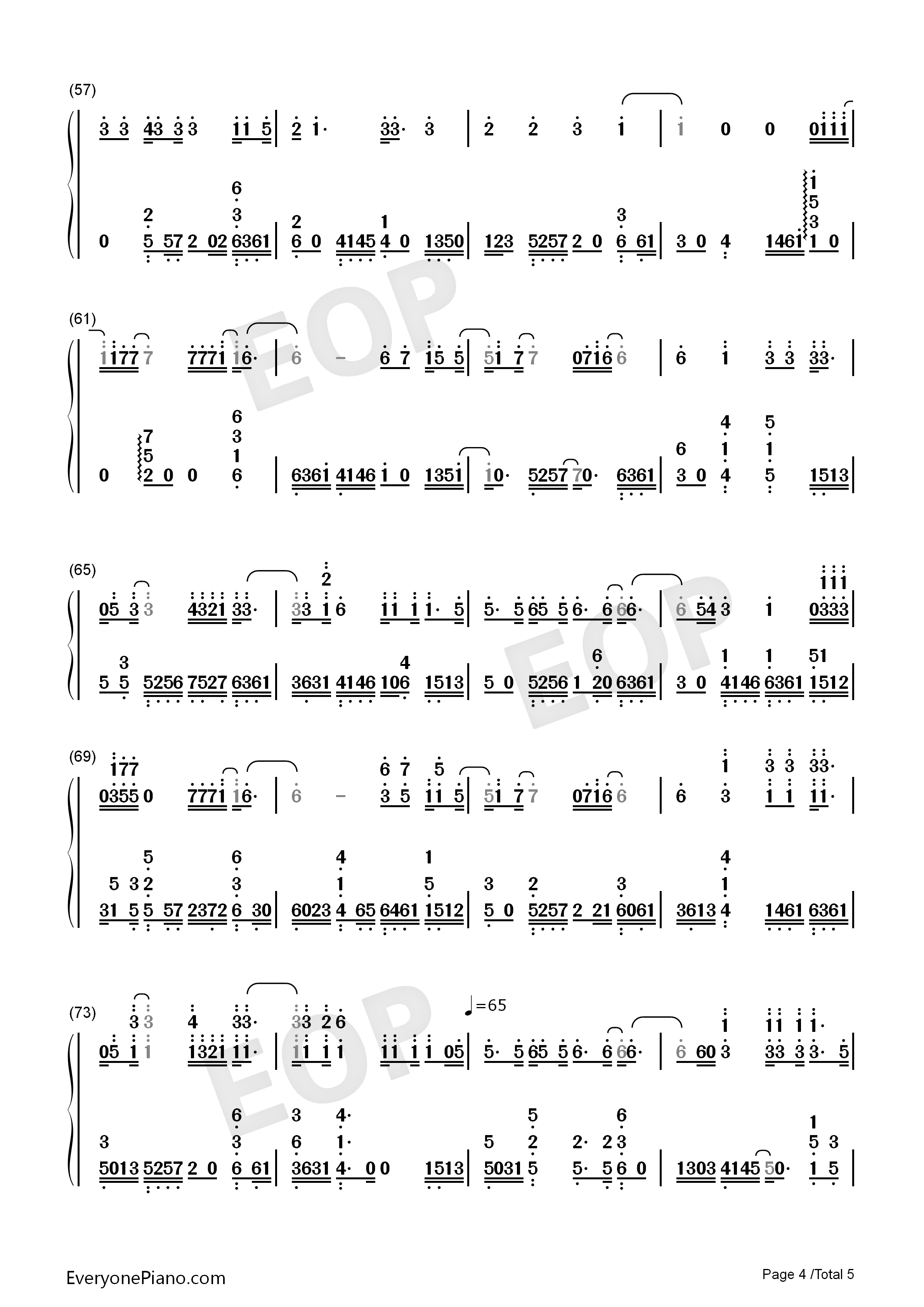 Someone_Like_You钢琴简谱_Adele演唱