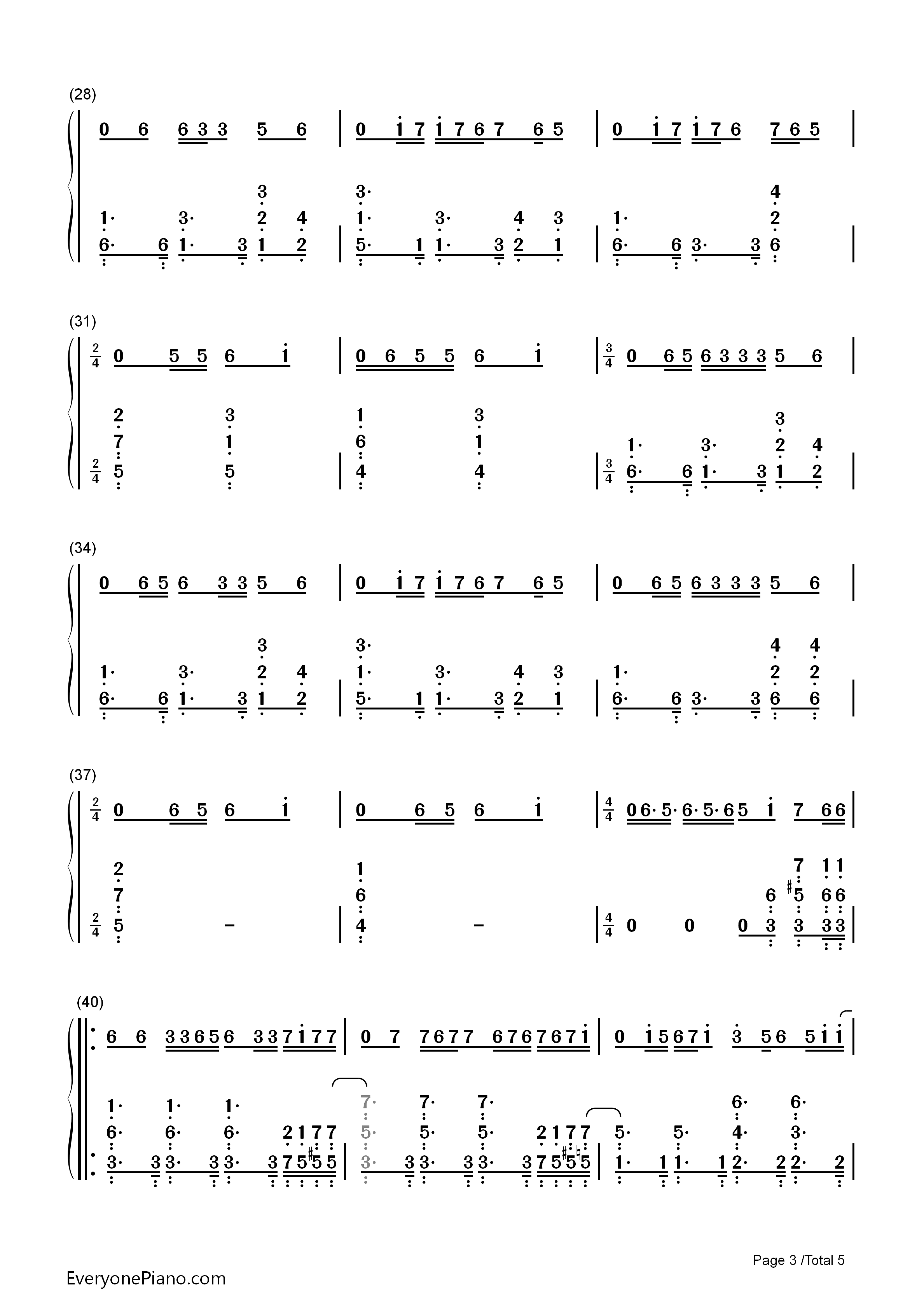 Take_Me_to_Church钢琴简谱_Hozier演唱