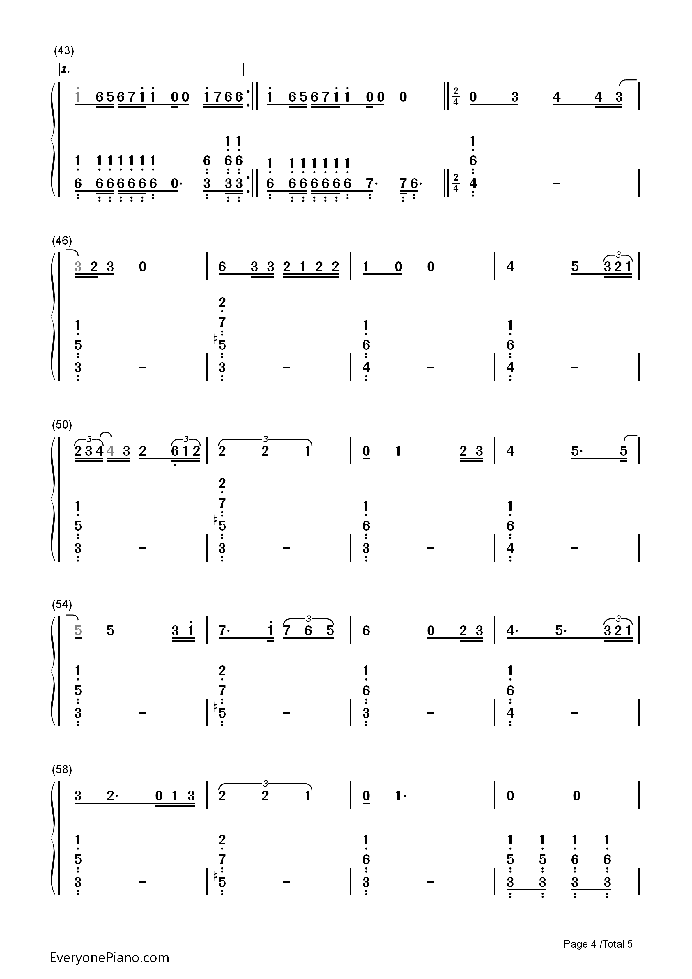 Take_Me_to_Church钢琴简谱_Hozier演唱