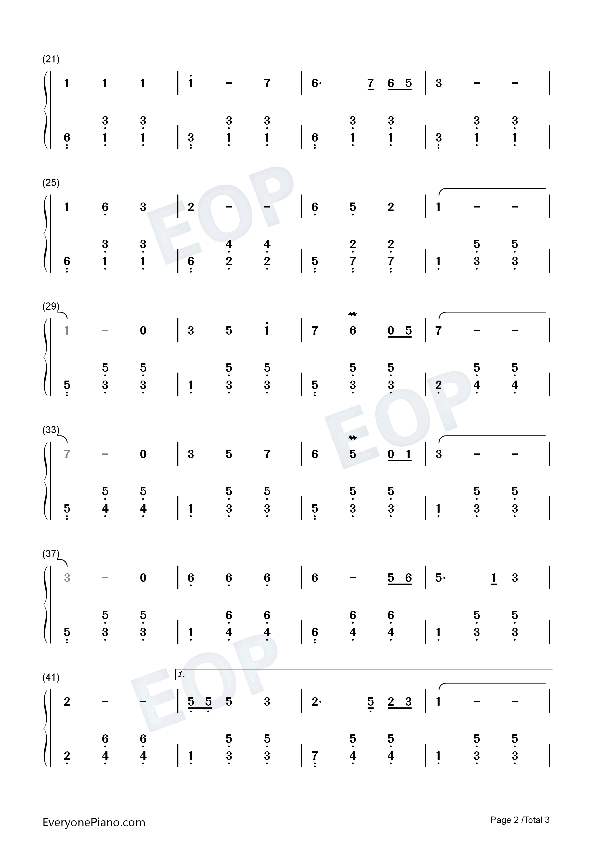 洁白的羽毛寄深情钢琴简谱_施光南演唱