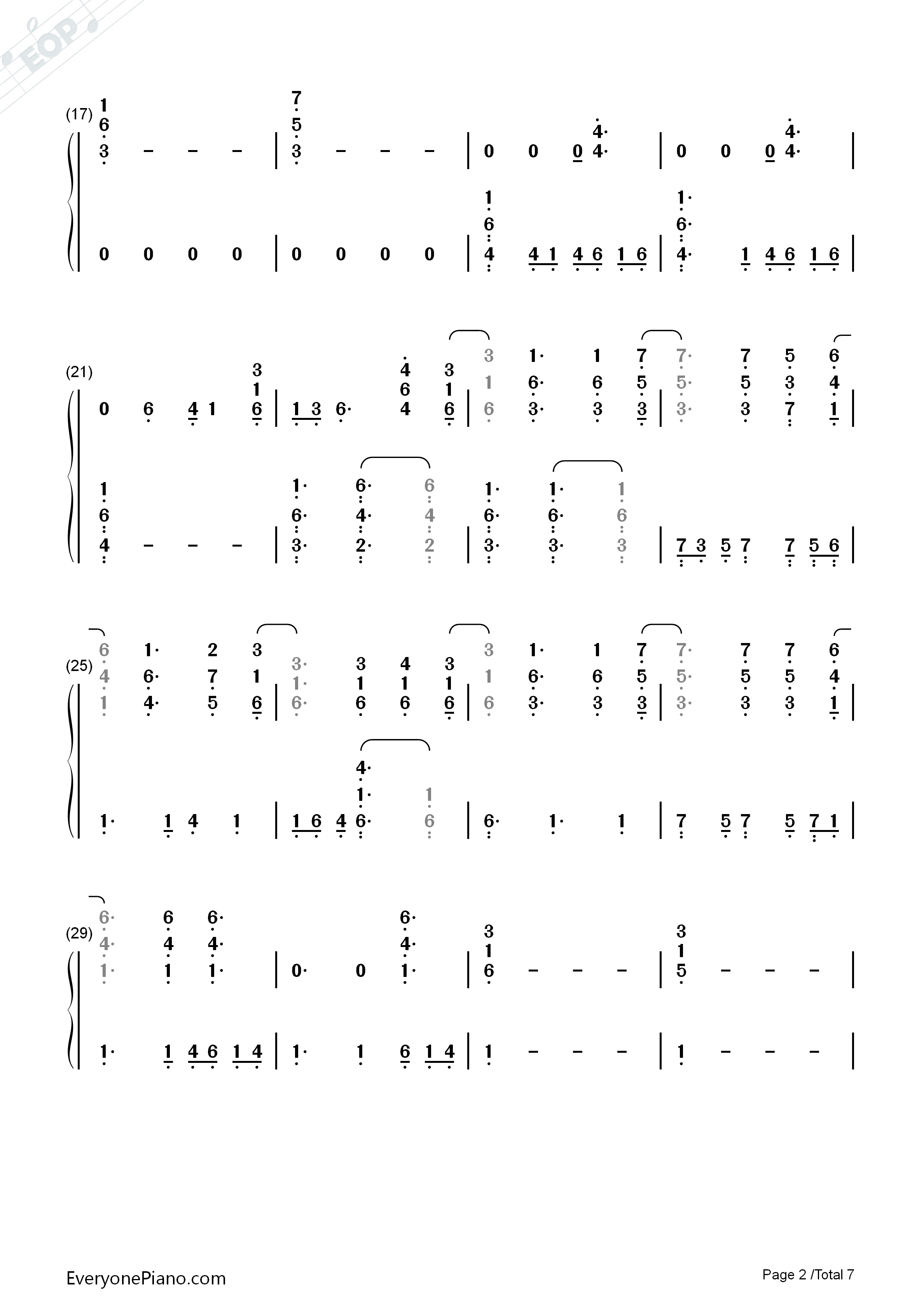Another_Love钢琴简谱_Tom_Odell演唱