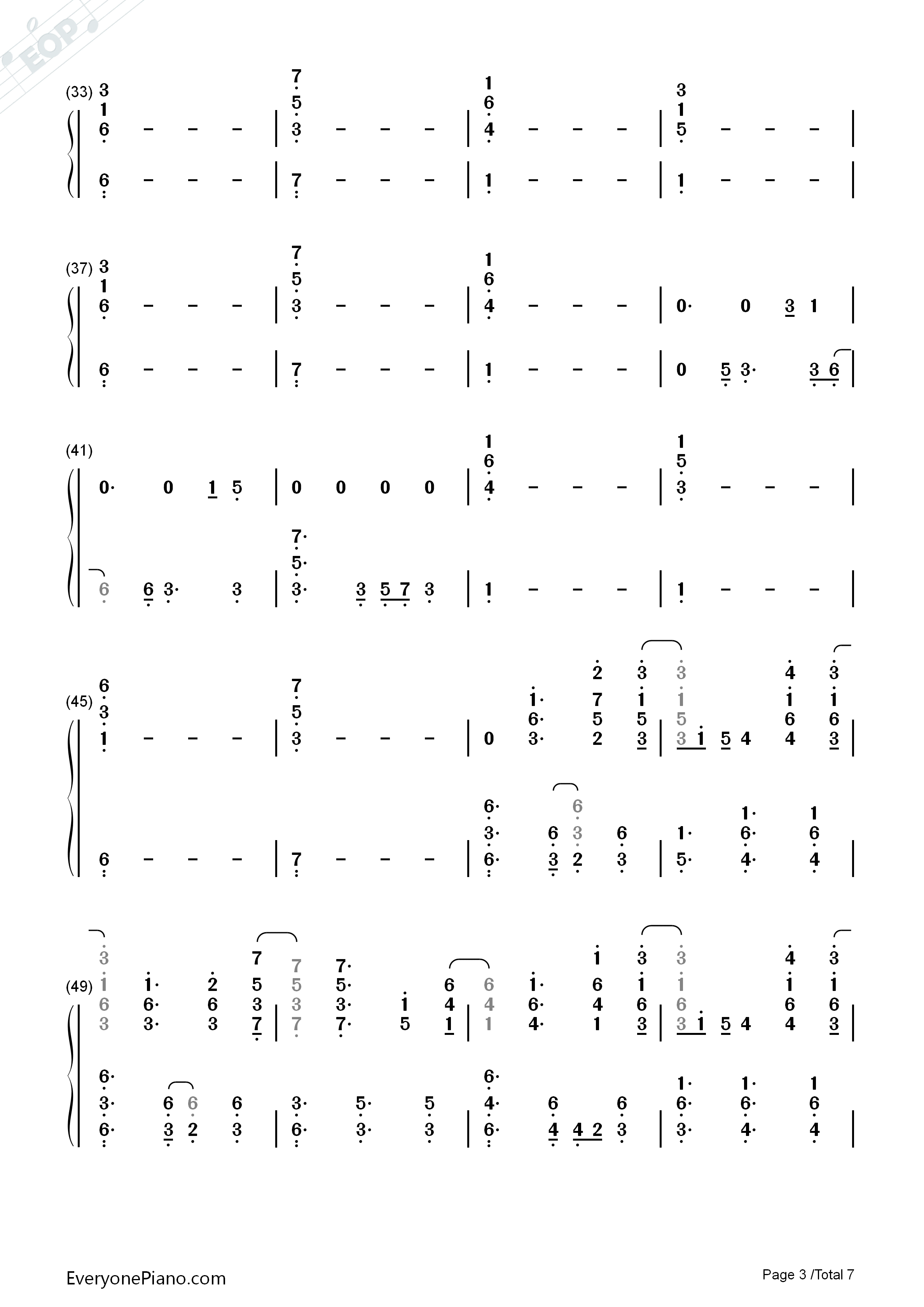 Another_Love钢琴简谱_Tom_Odell演唱