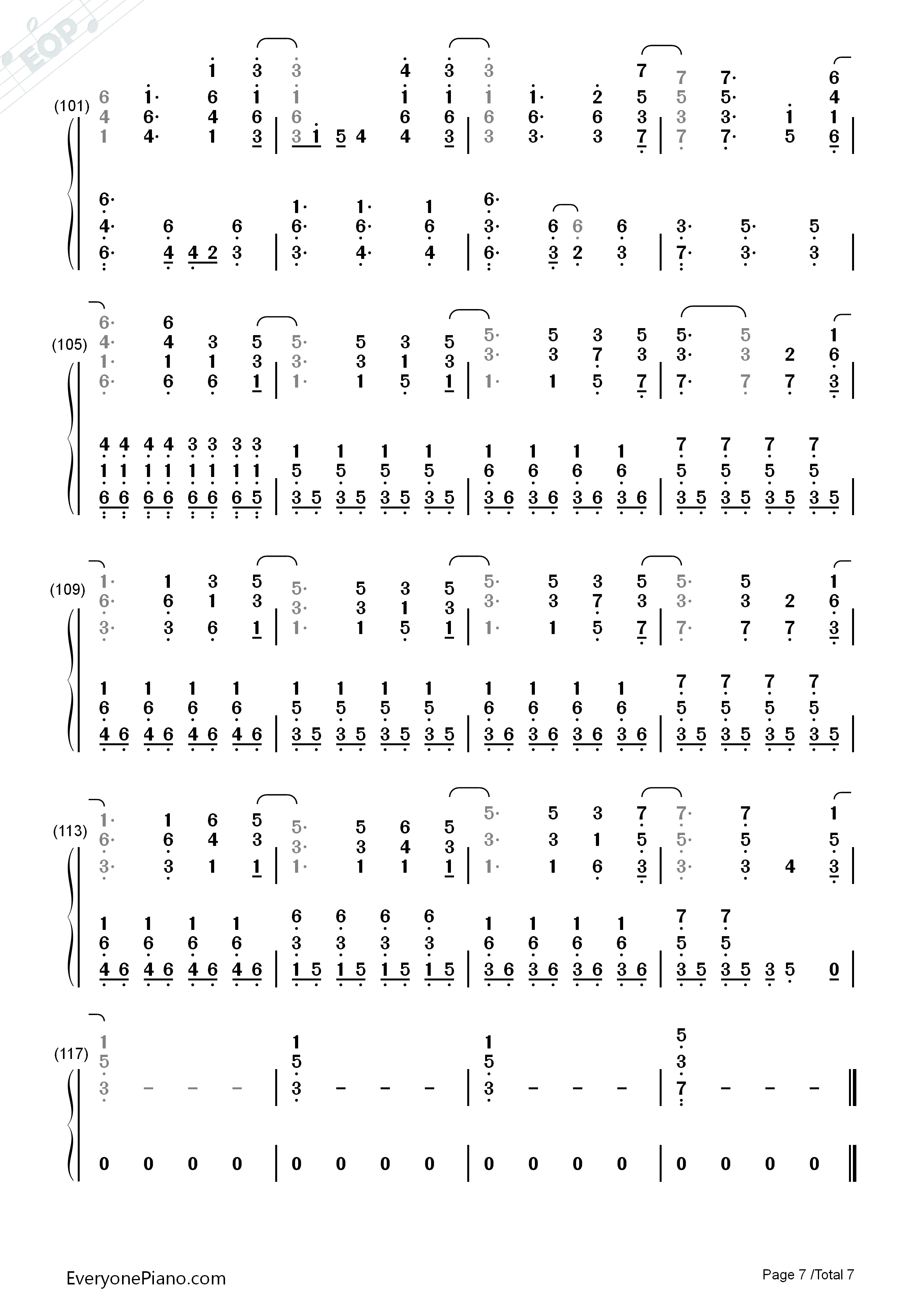 Another_Love钢琴简谱_Tom_Odell演唱