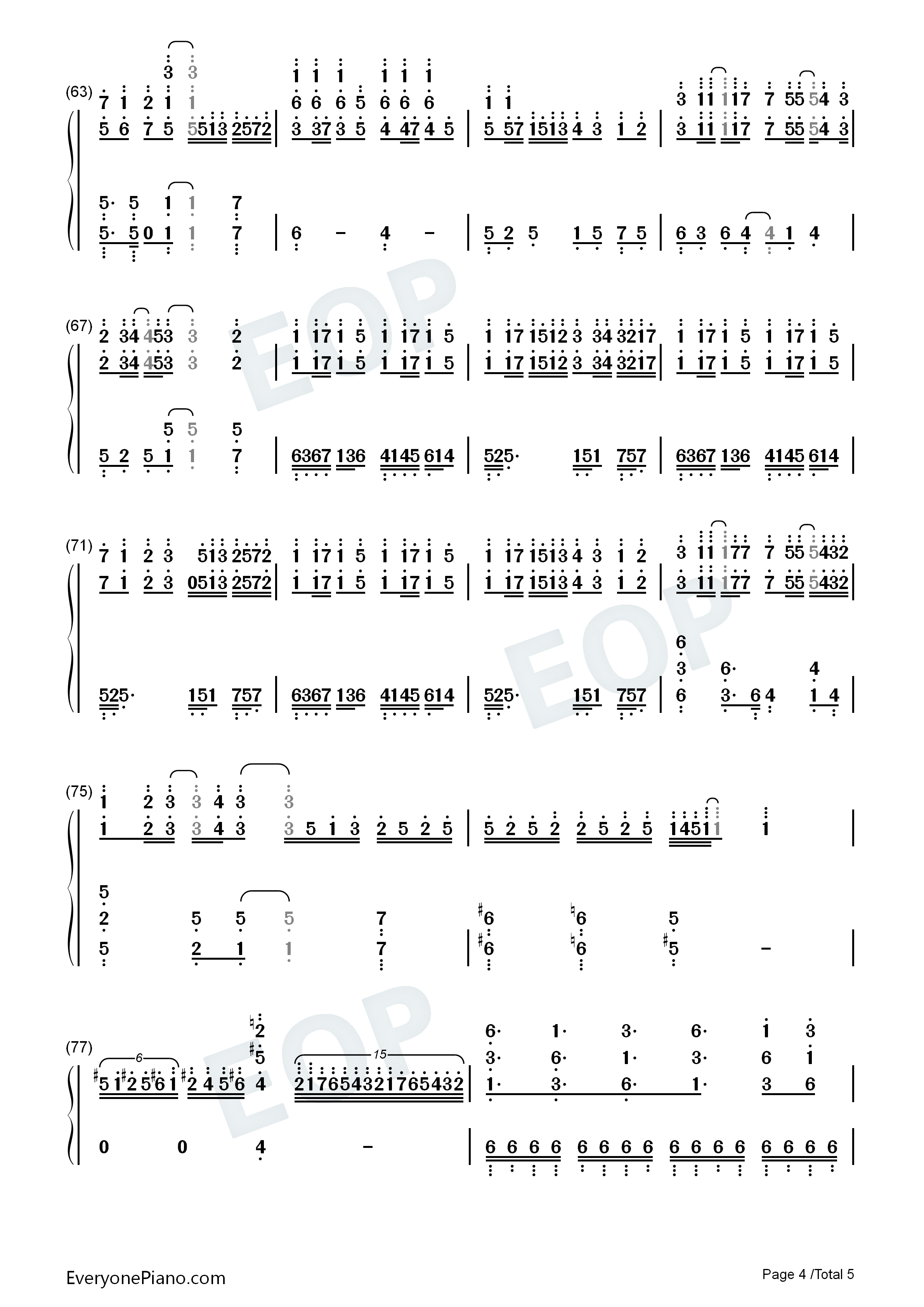 琴之翼钢琴简谱_V.K克演唱