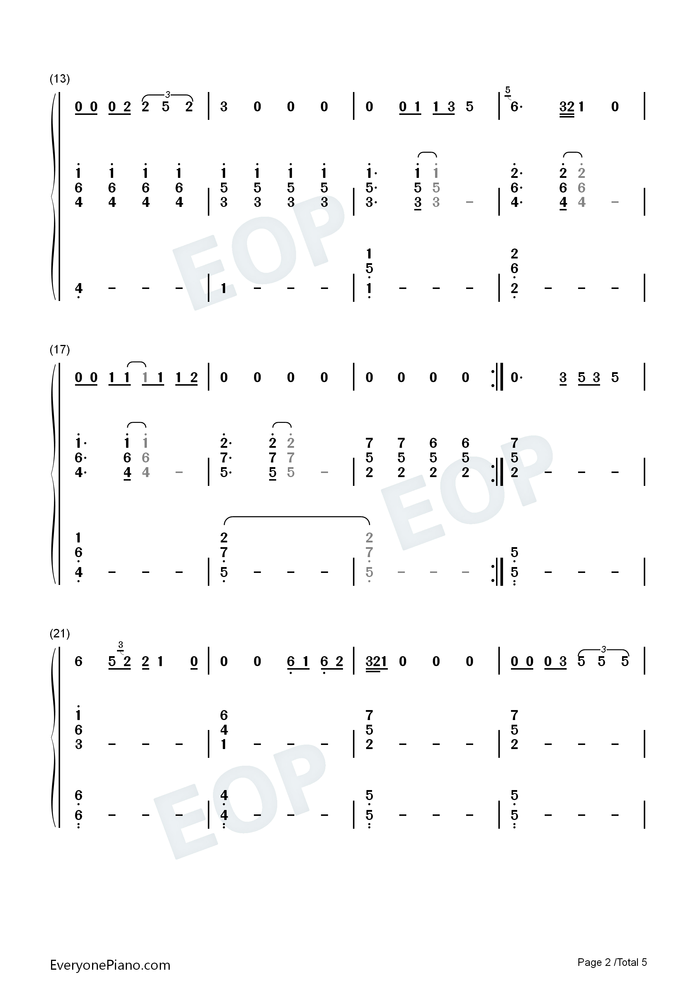 Your_Song钢琴简谱_Ellie_Goulding演唱