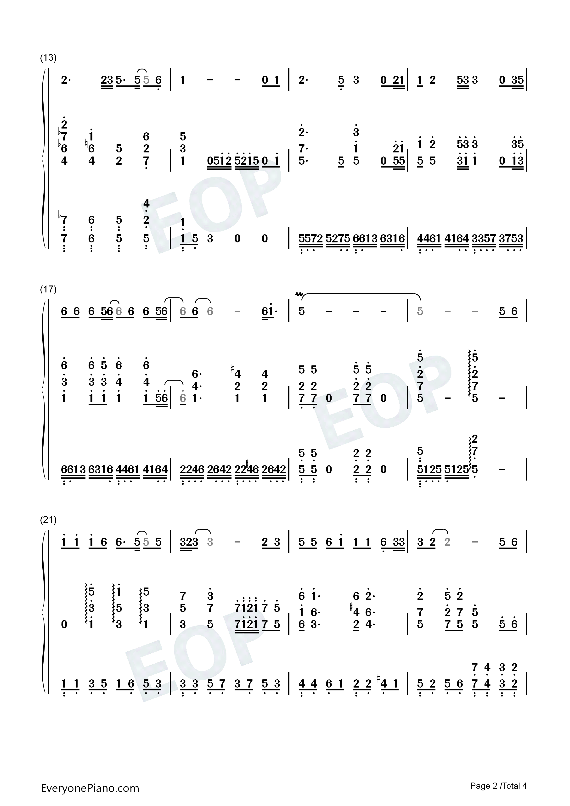 众里寻你钢琴简谱_韩红演唱