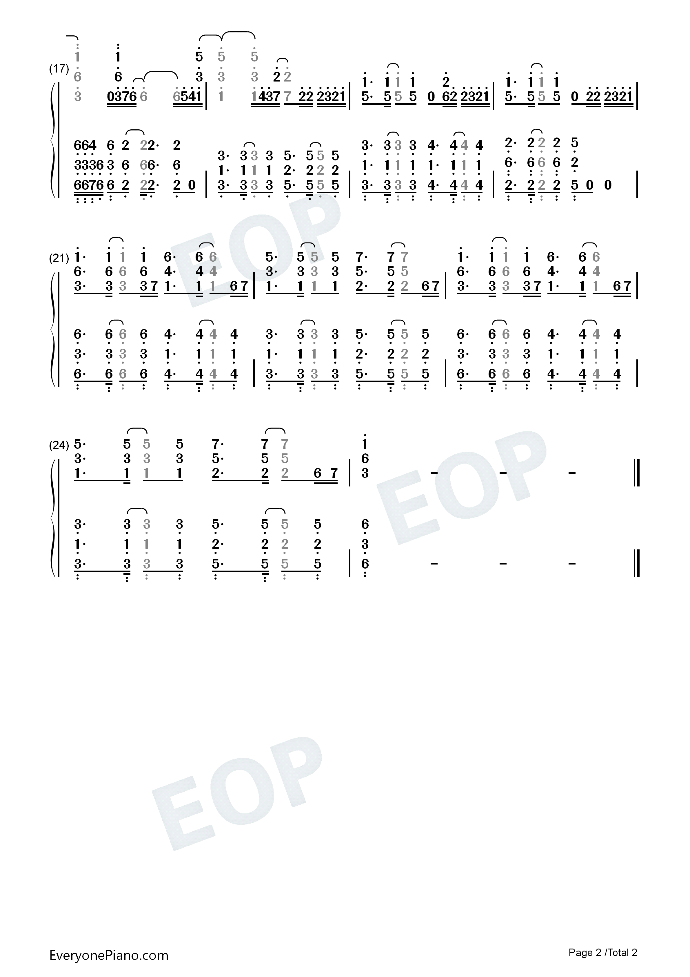 Burn钢琴简谱_Ellie_Goulding演唱