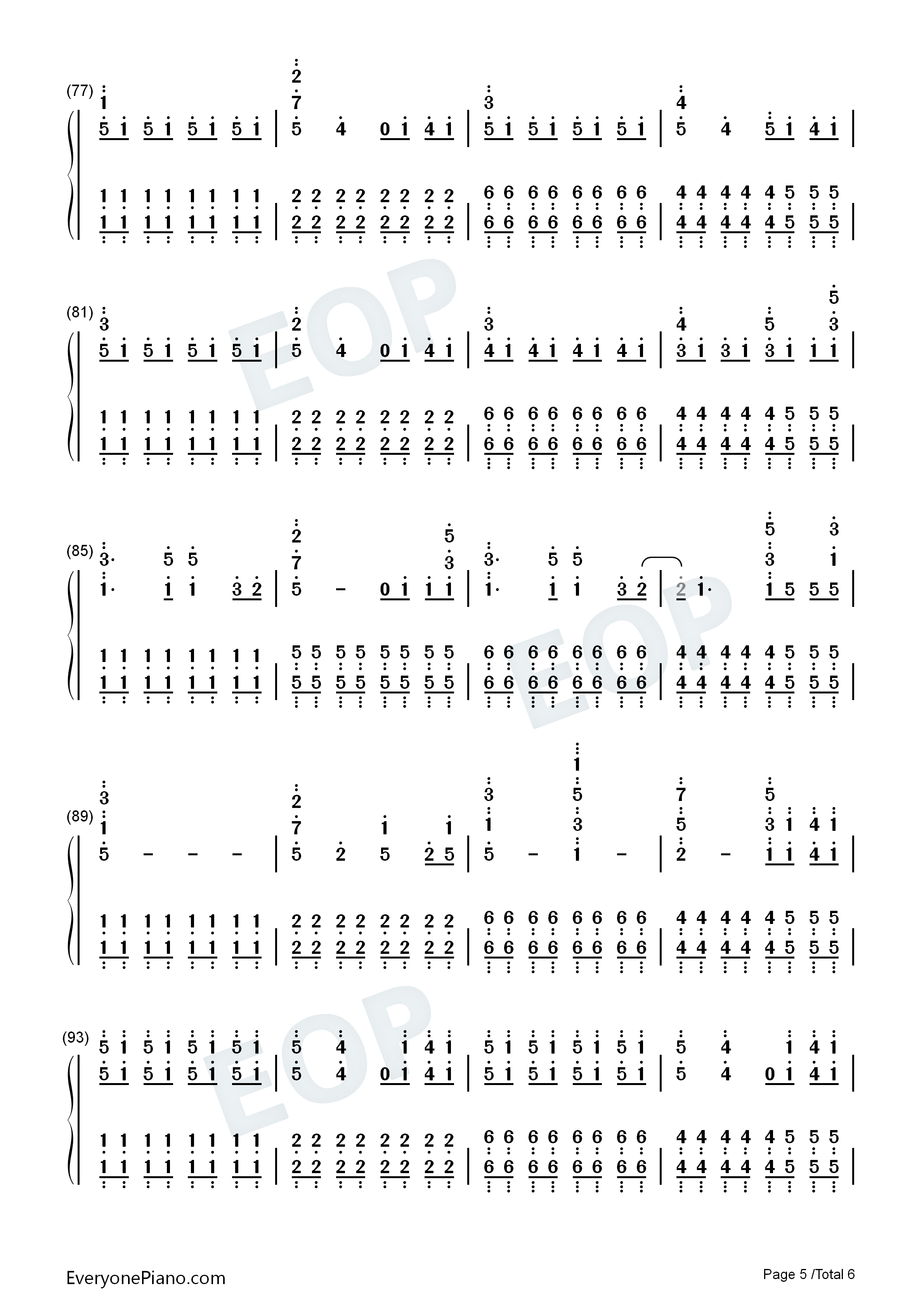 Shadow_of_the_Day钢琴简谱_Linkin_Park演唱