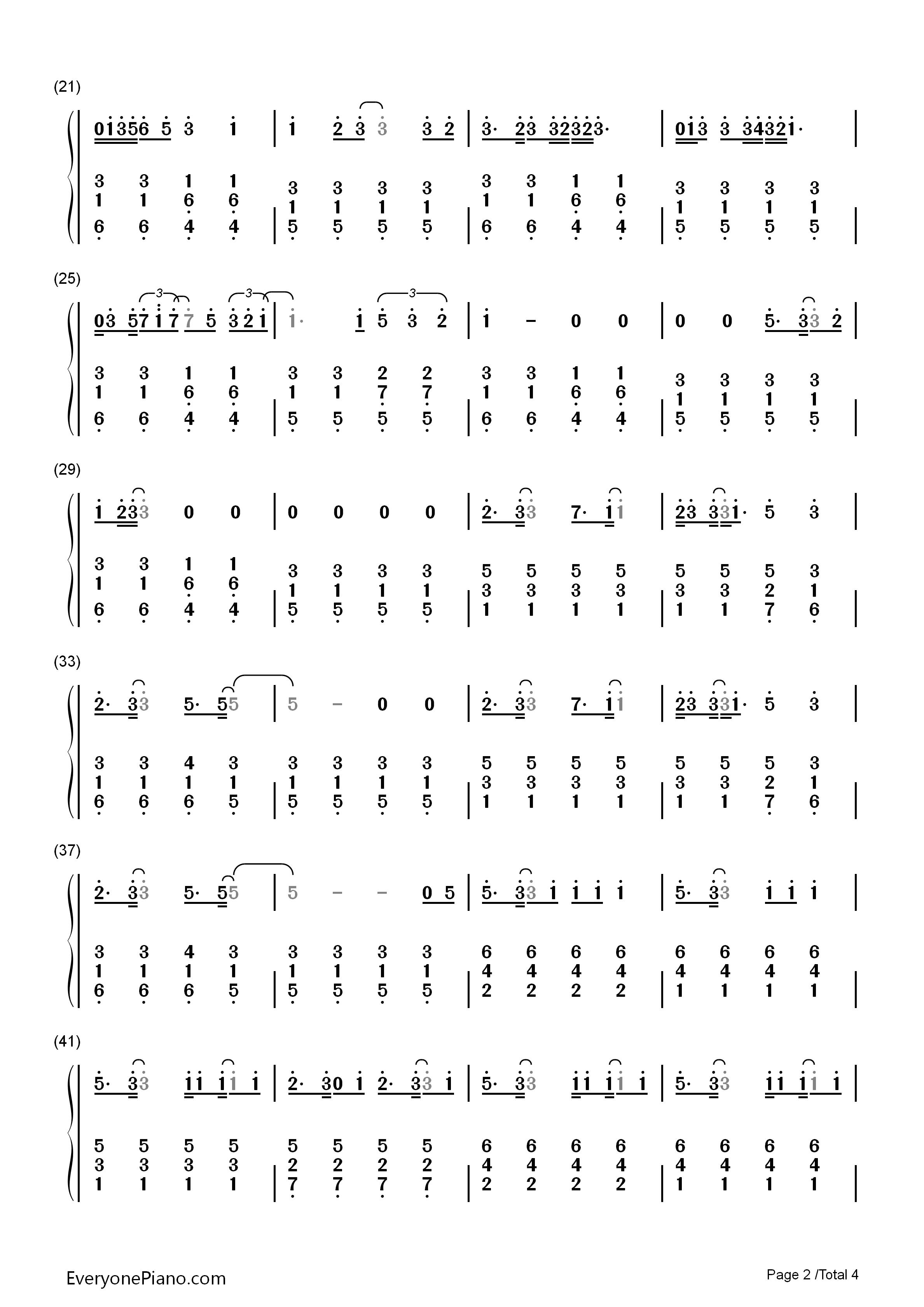 The_A_Team钢琴简谱_Ed_Sheeran演唱