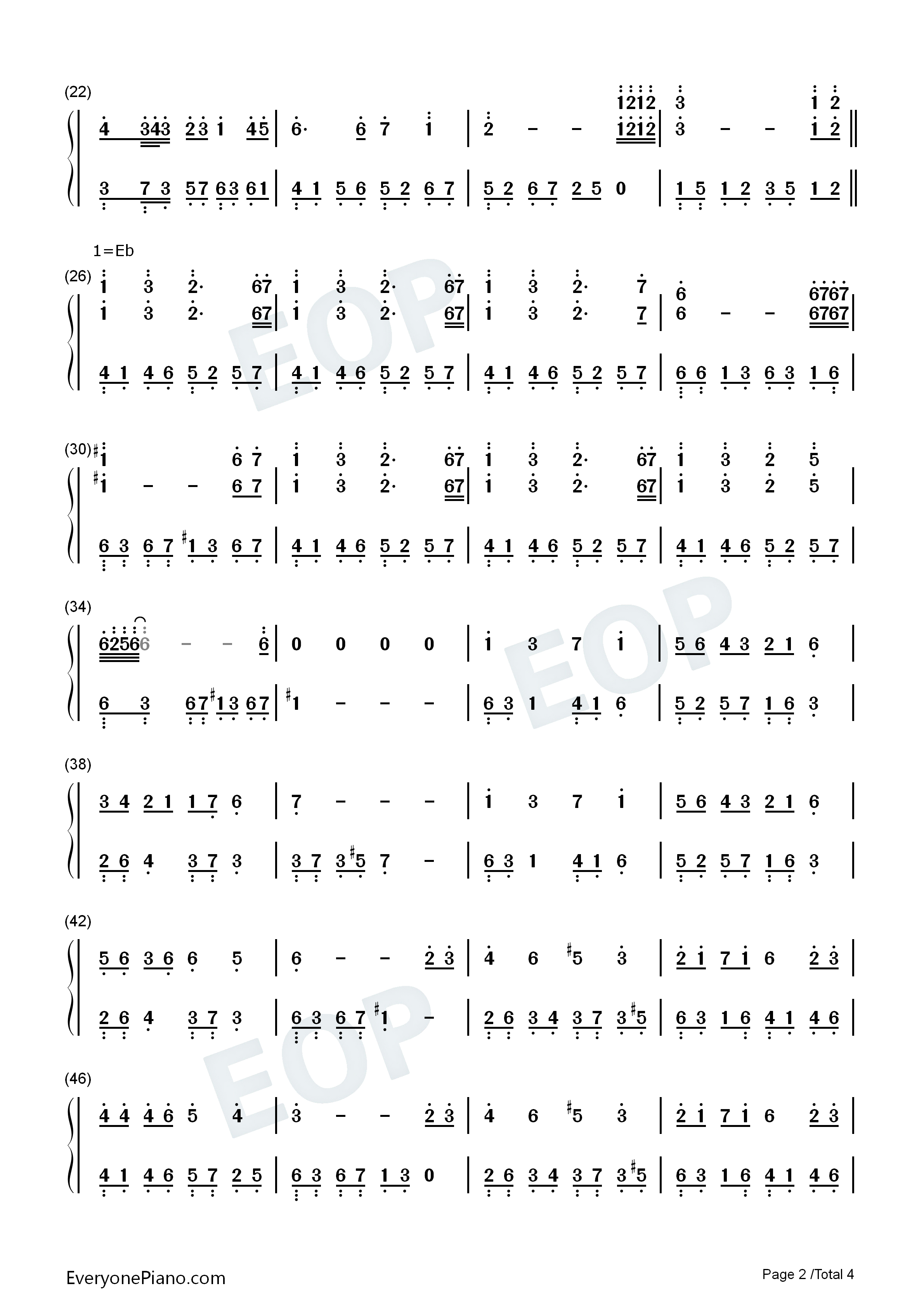 两个世界钢琴简谱_张克帆演唱