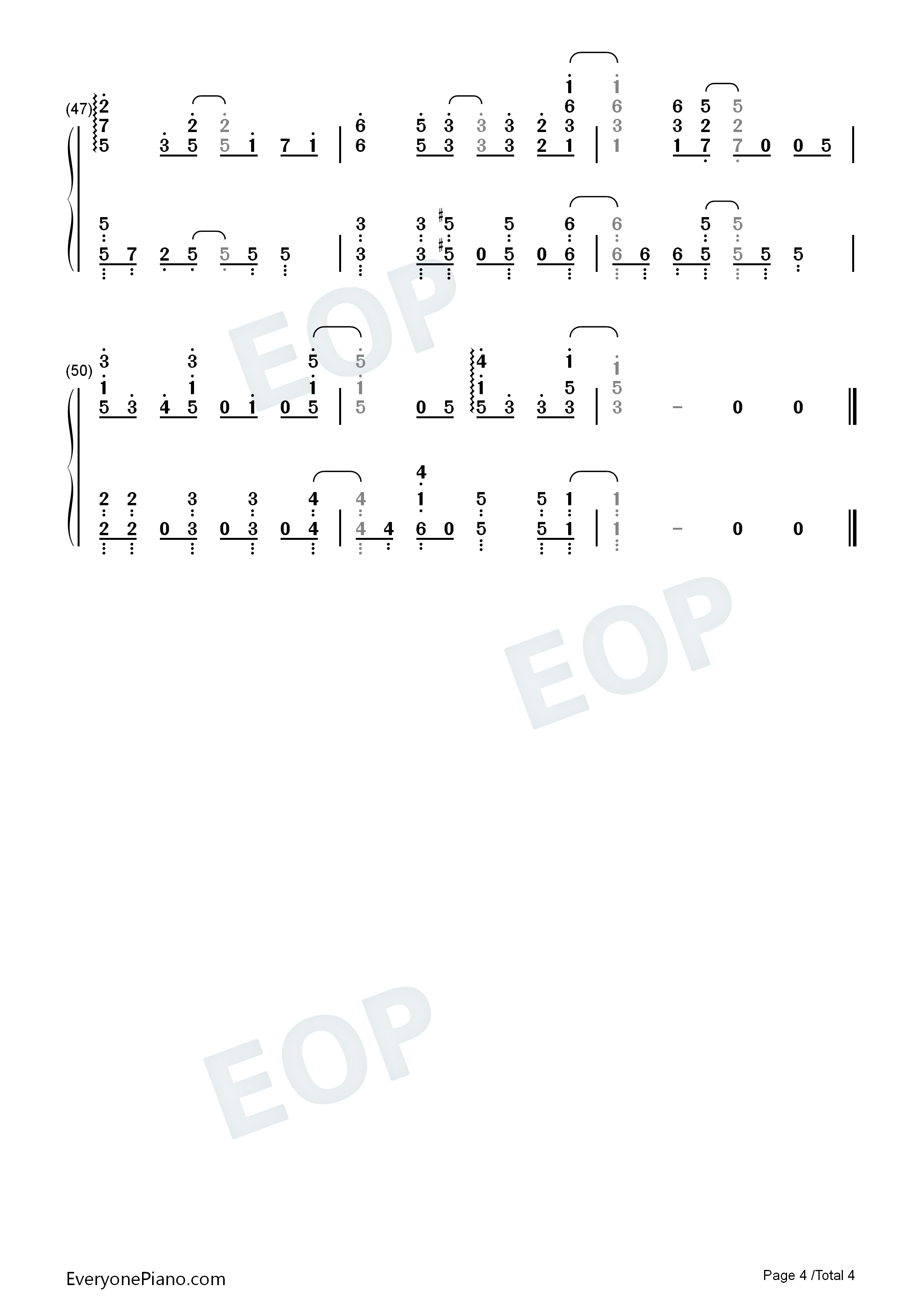 Can't_Take_My_Eyes_Off_You钢琴简谱_Eyelis演唱