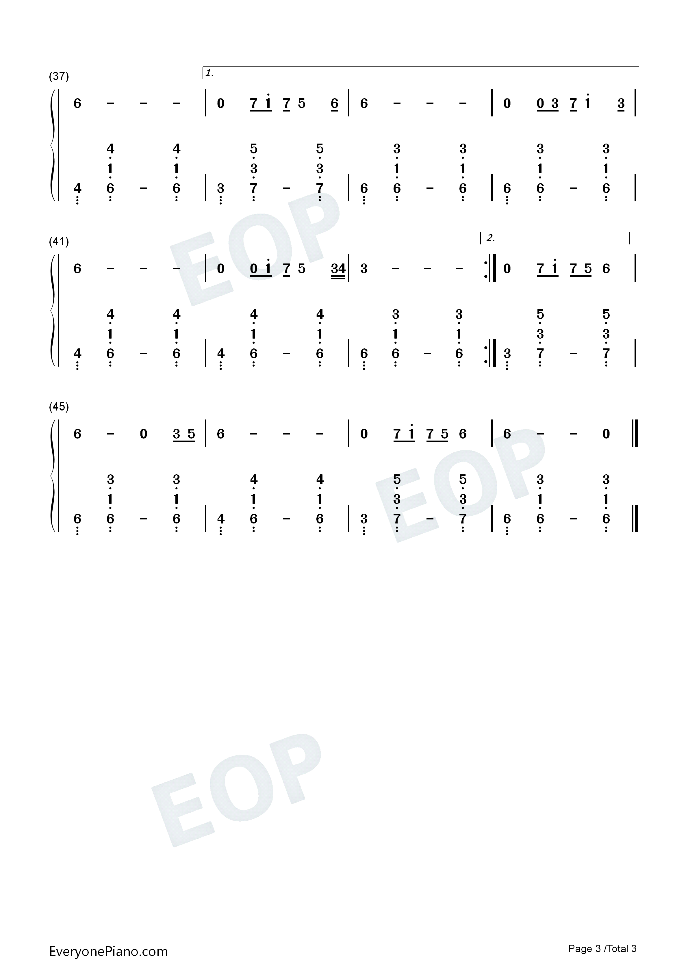 亲爱的不要离开我钢琴简谱_刘嘉亮演唱