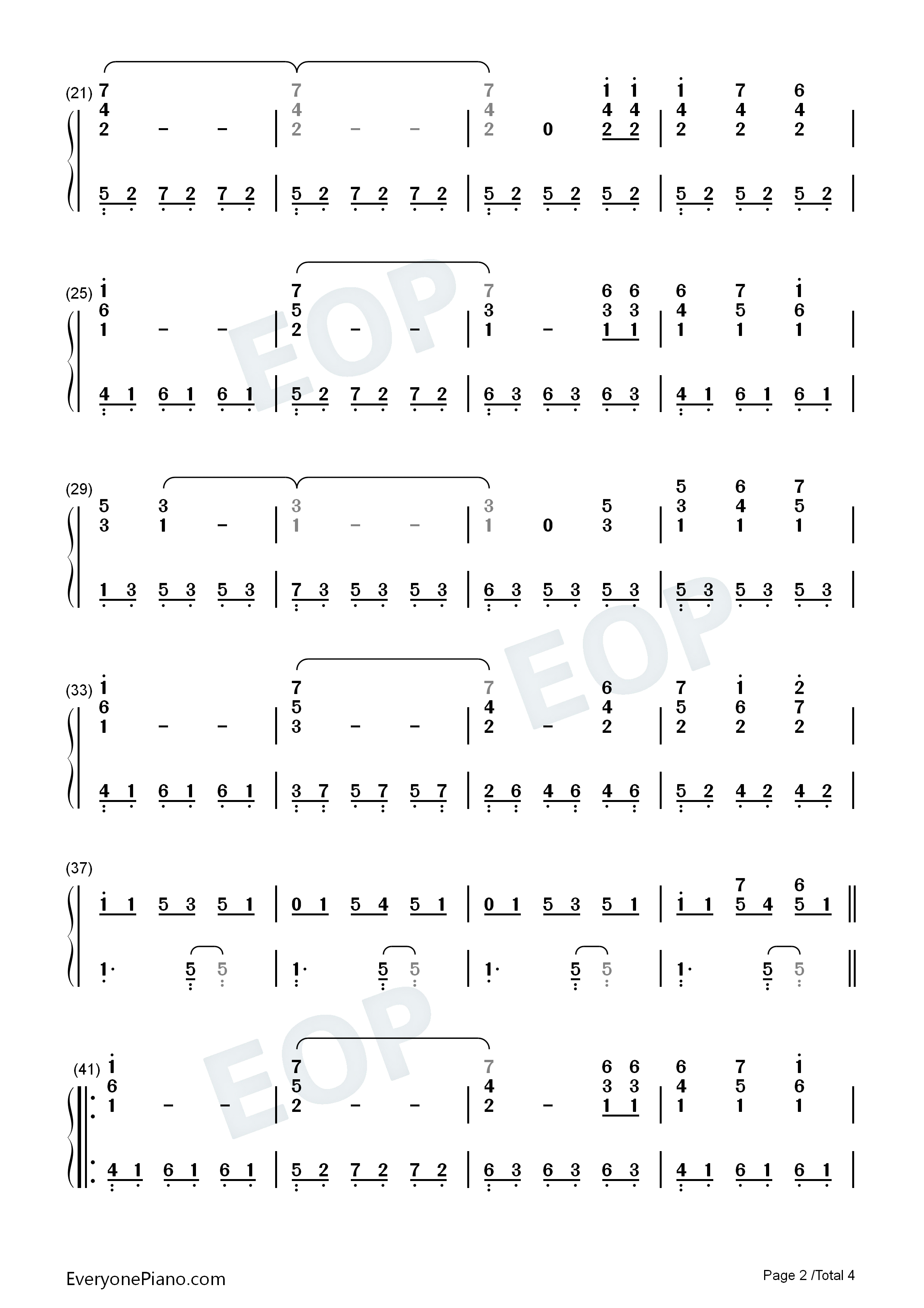 Annie's_Song钢琴简谱_John_Denver演唱