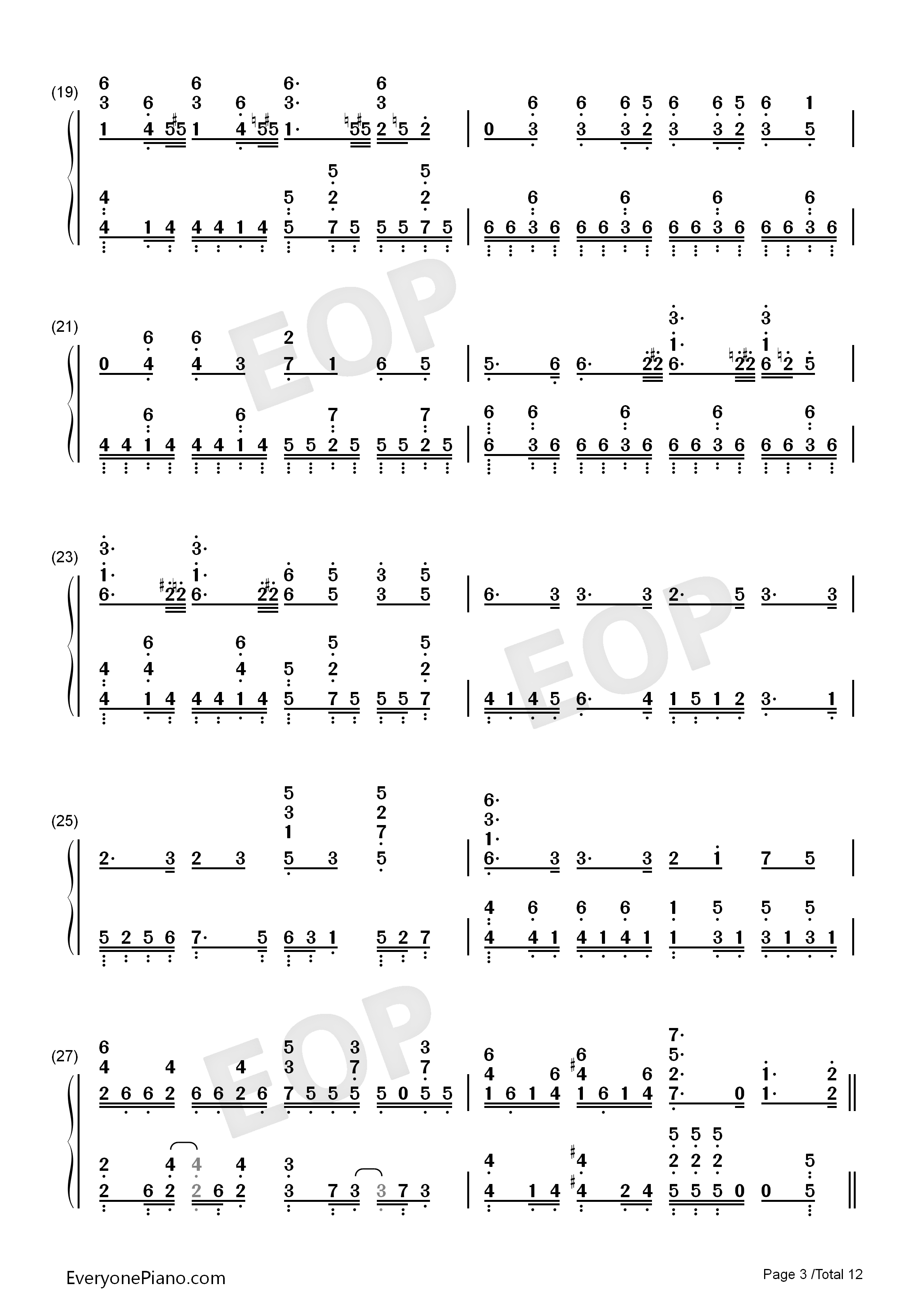 吹雪钢琴简谱_西泽幸奏演唱