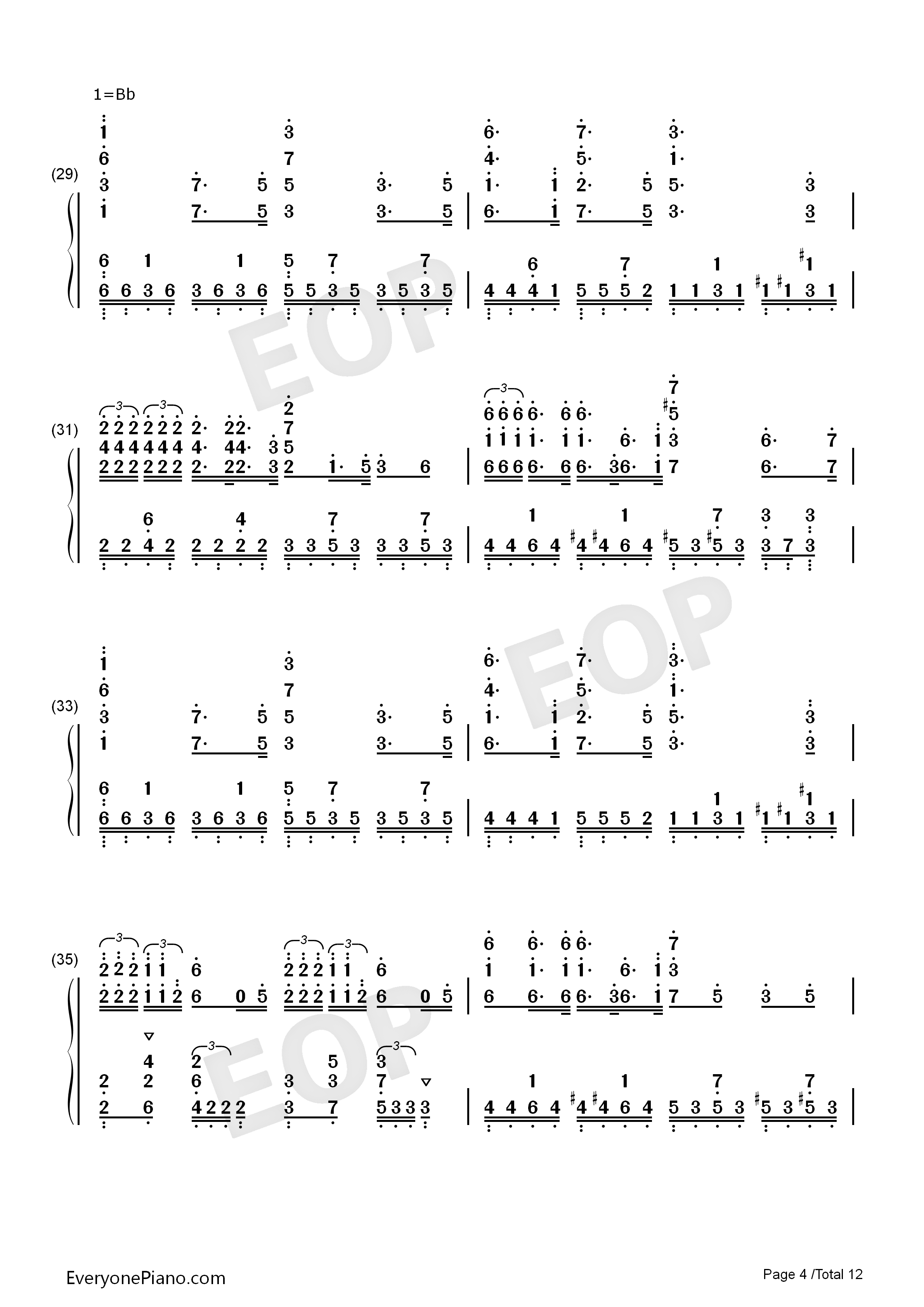 吹雪钢琴简谱_西泽幸奏演唱