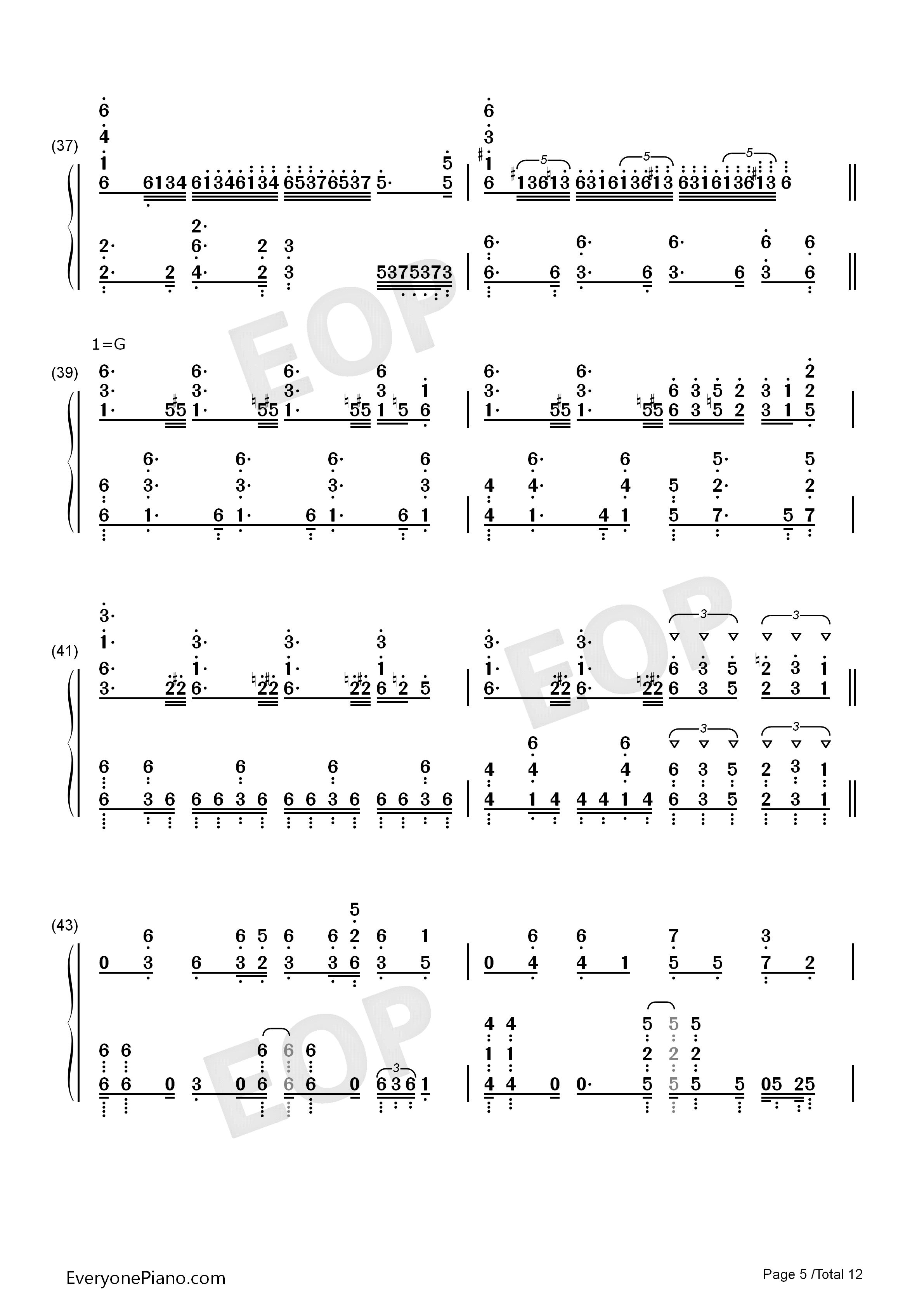 吹雪钢琴简谱_西泽幸奏演唱