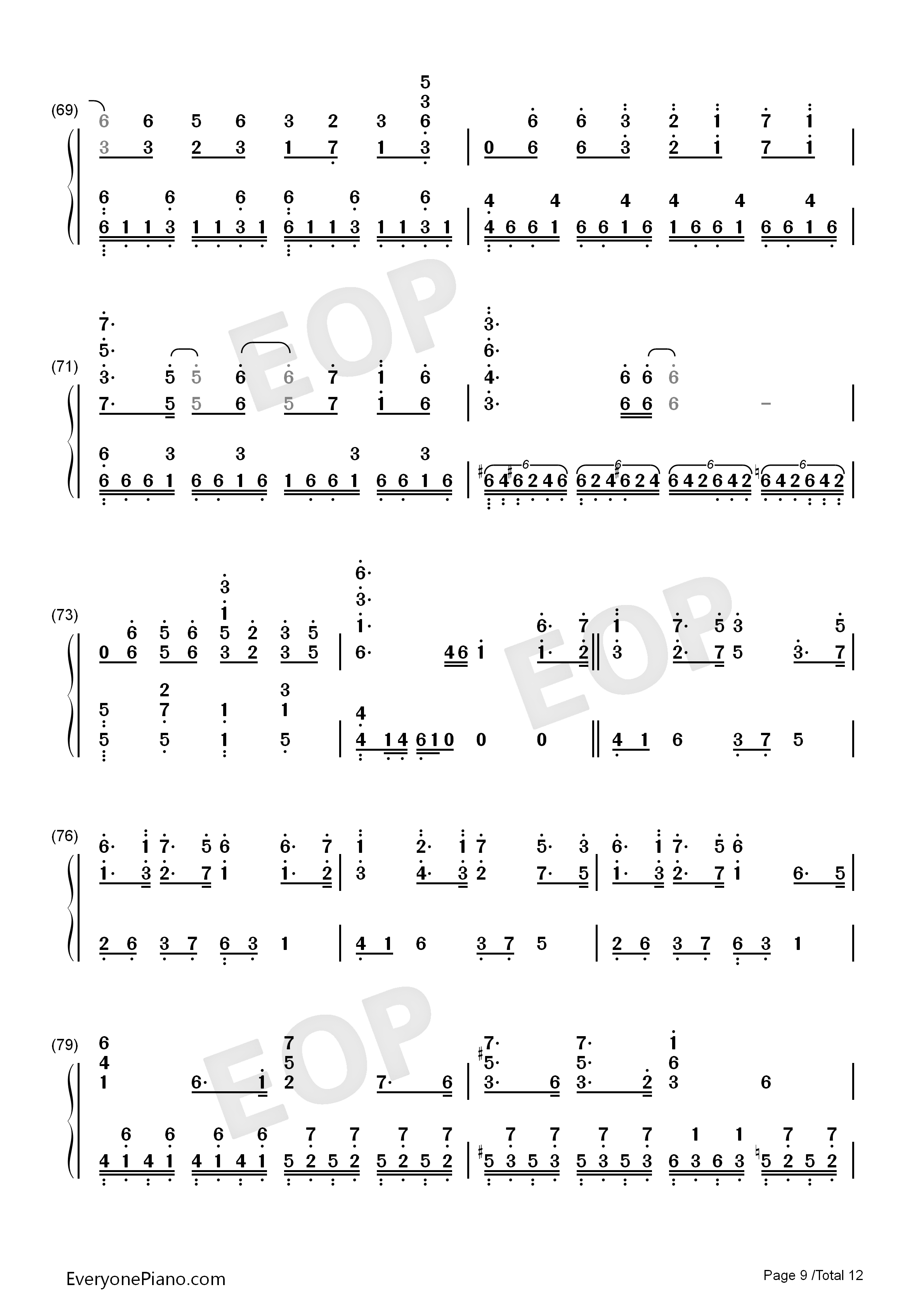 吹雪钢琴简谱_西泽幸奏演唱