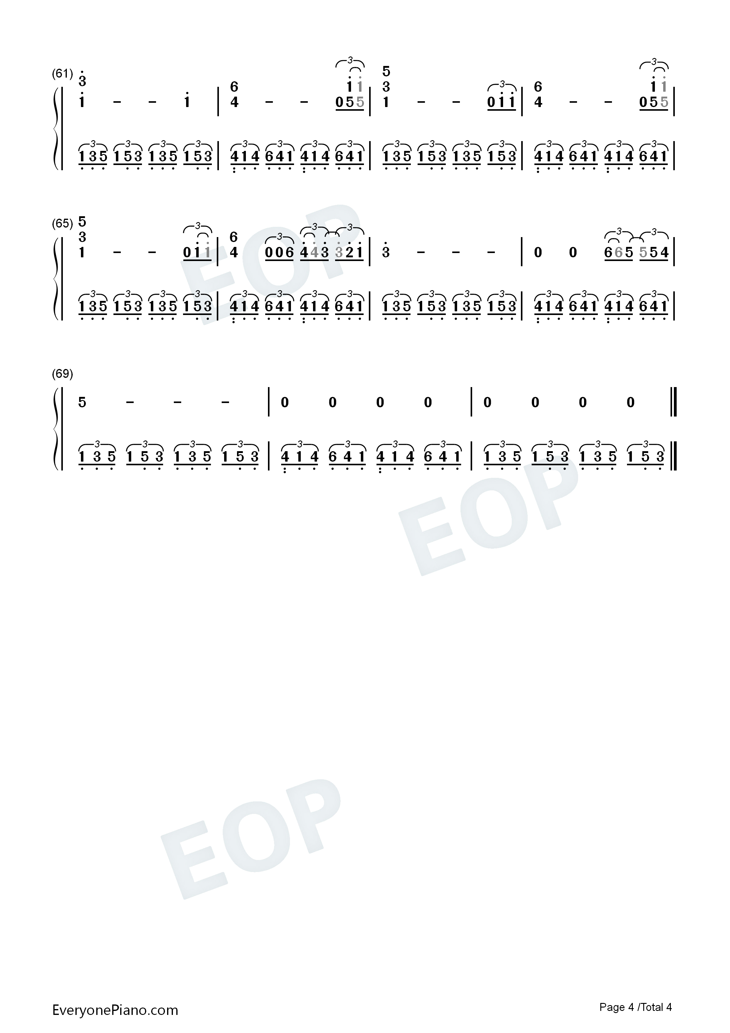 Everybody_Hurts钢琴简谱_R.E.M.演唱