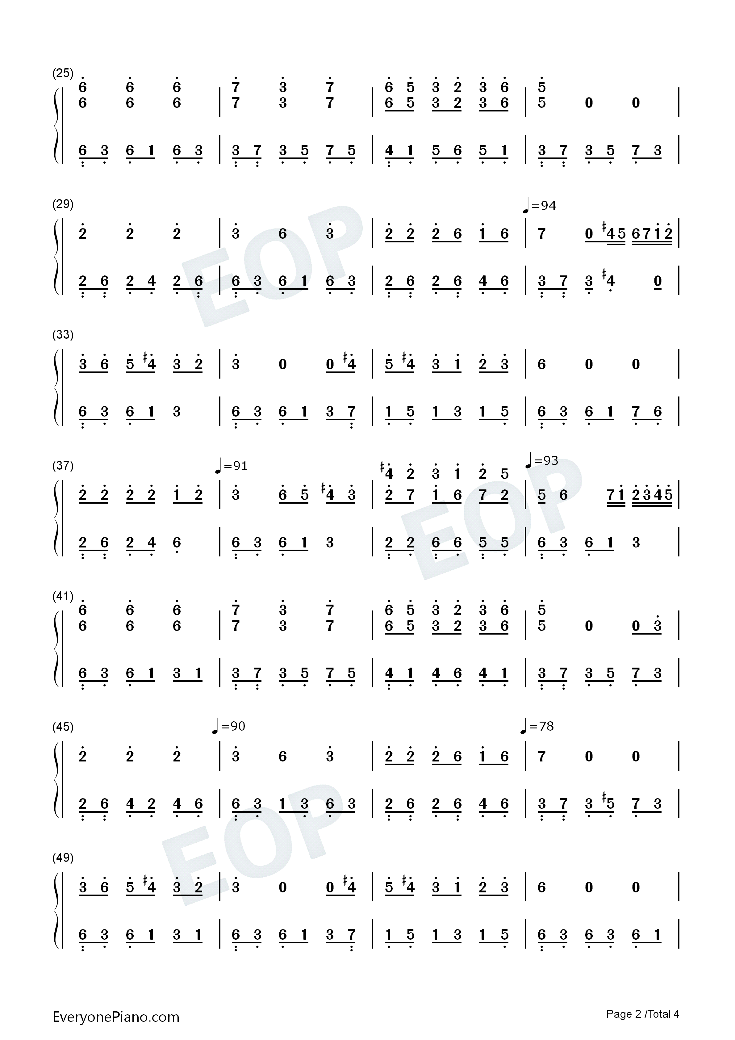 滚滚红尘钢琴简谱_陈淑桦演唱