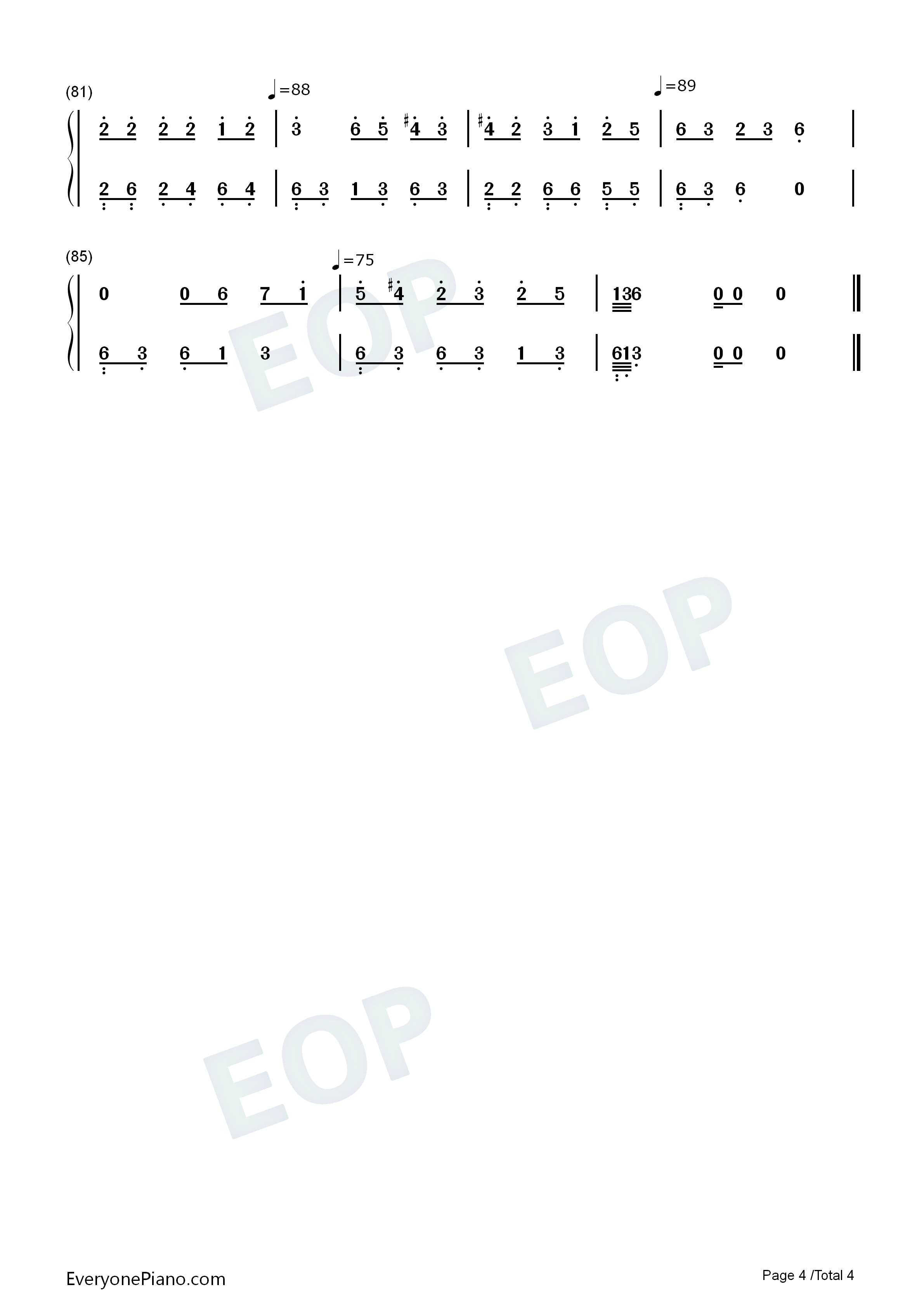 滚滚红尘钢琴简谱_陈淑桦演唱