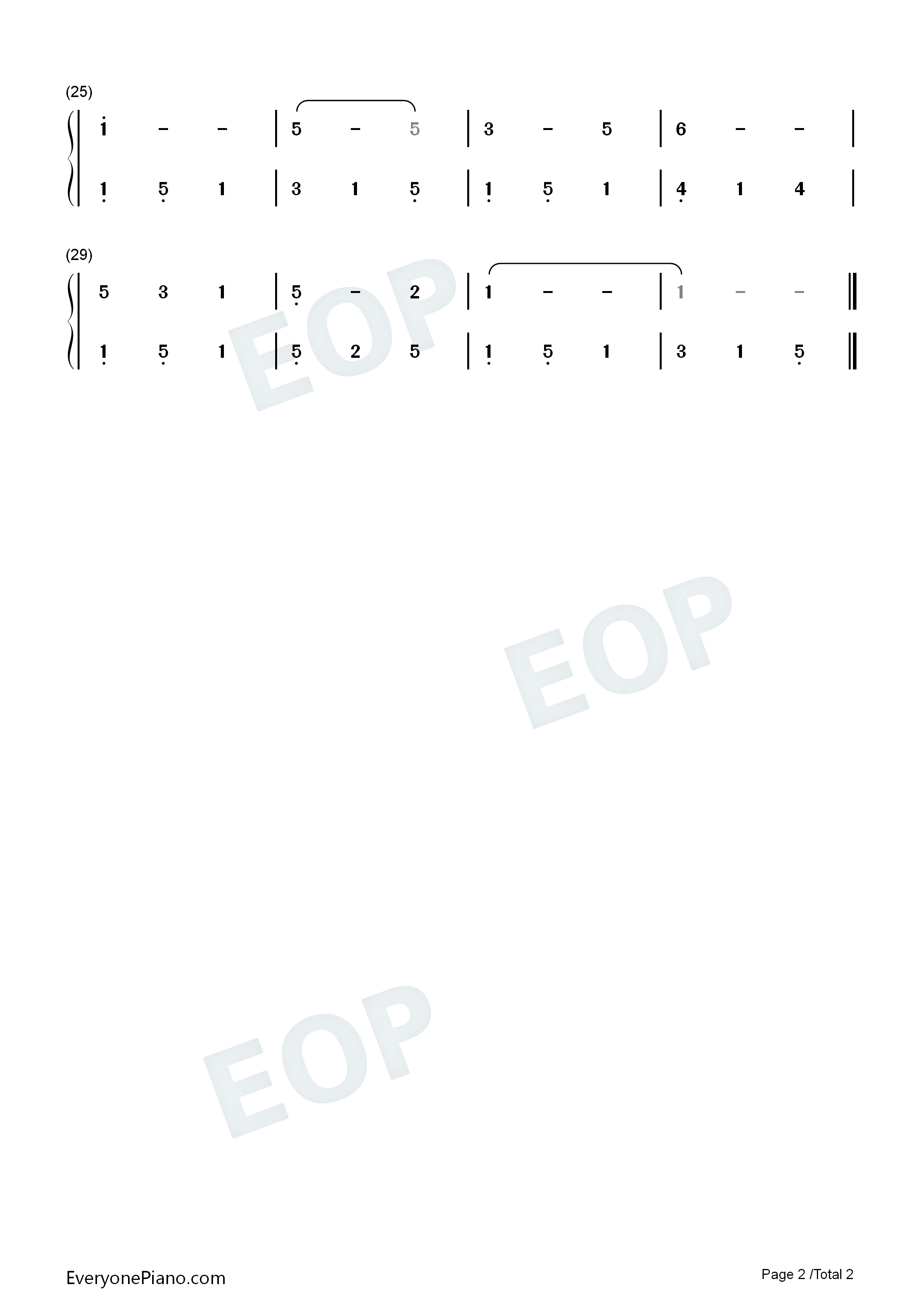 小白船钢琴简谱_尹克荣演唱