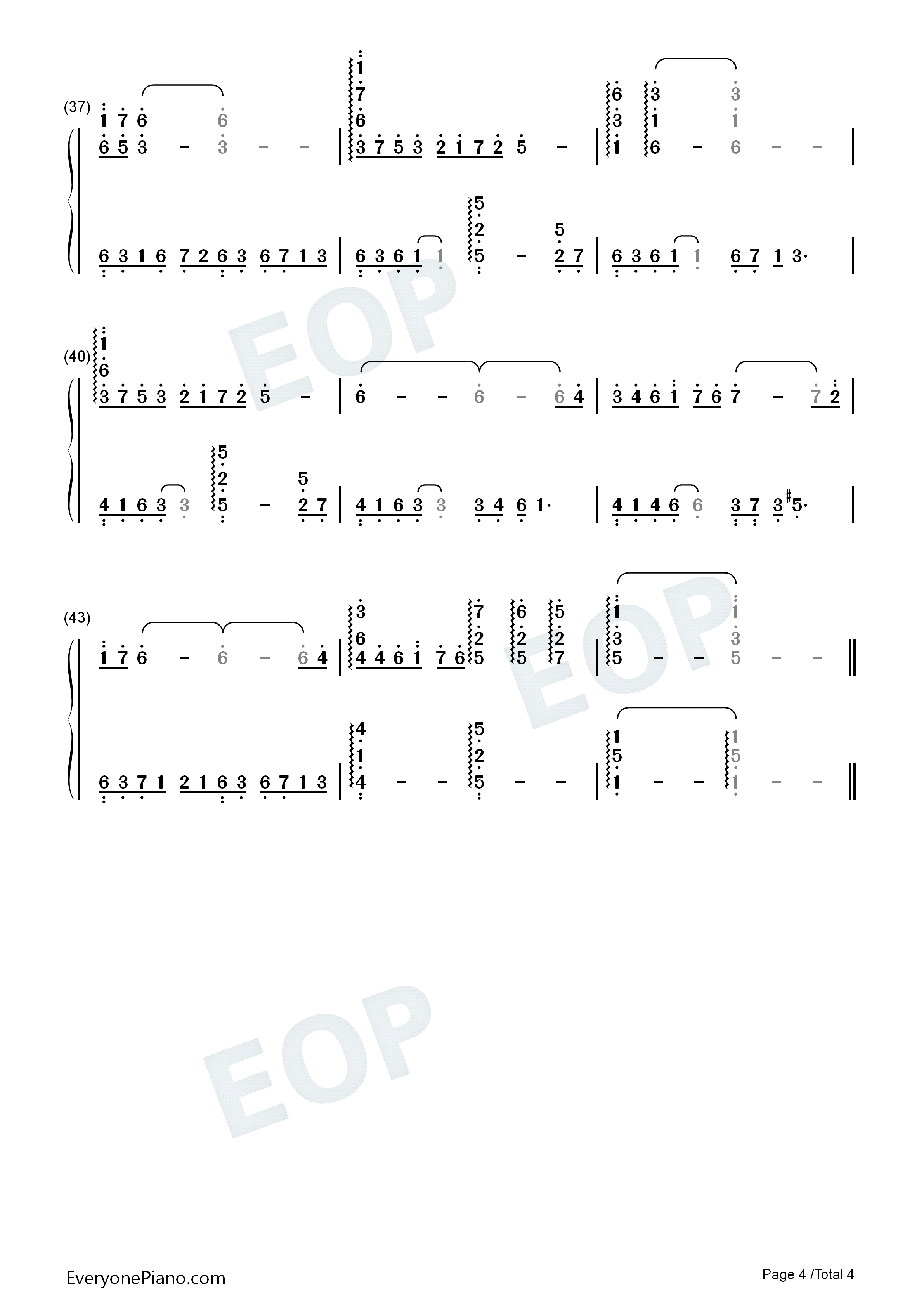 蓝色天际钢琴简谱_班得瑞演唱