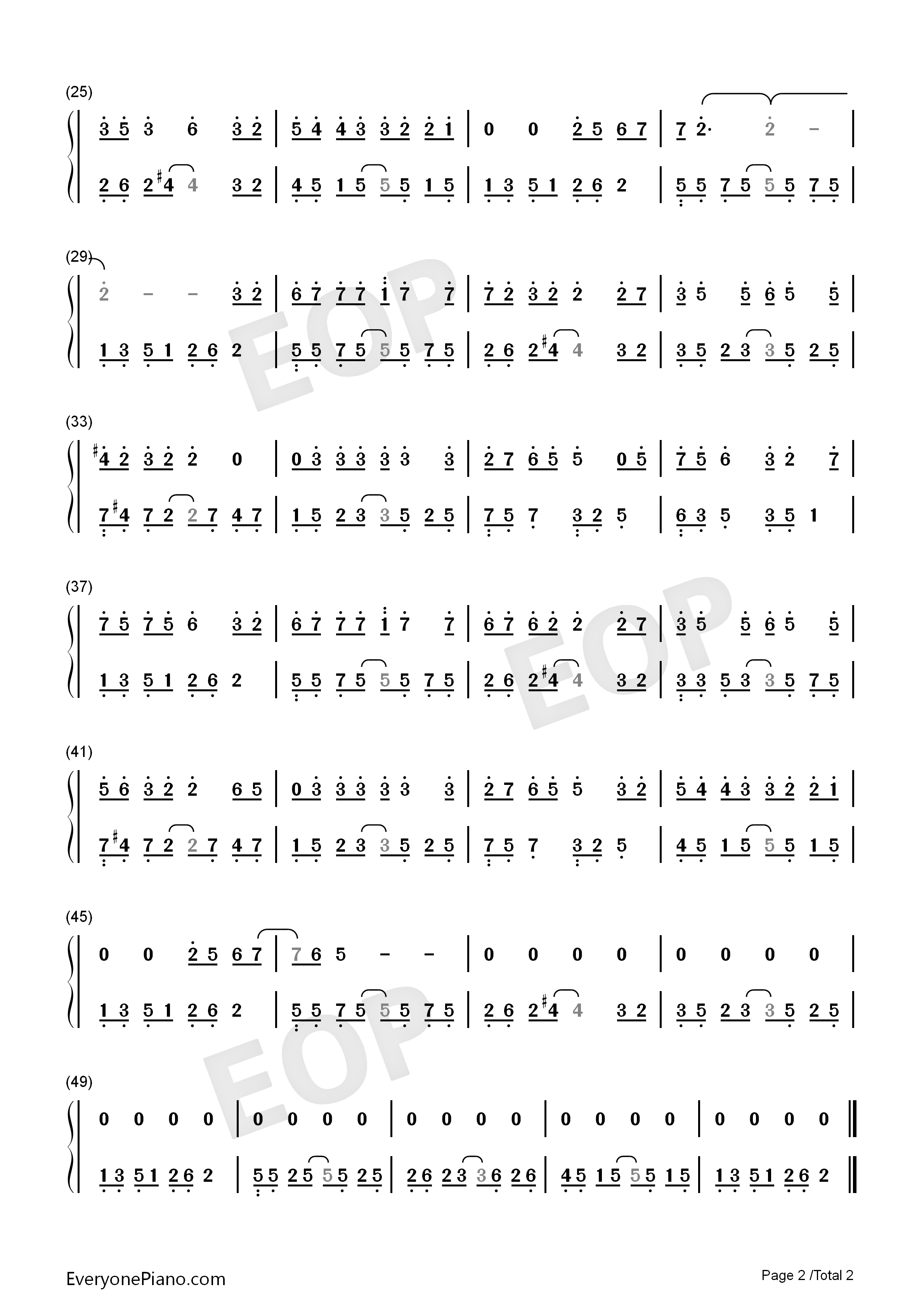 胆小鬼钢琴简谱_梁咏琪演唱