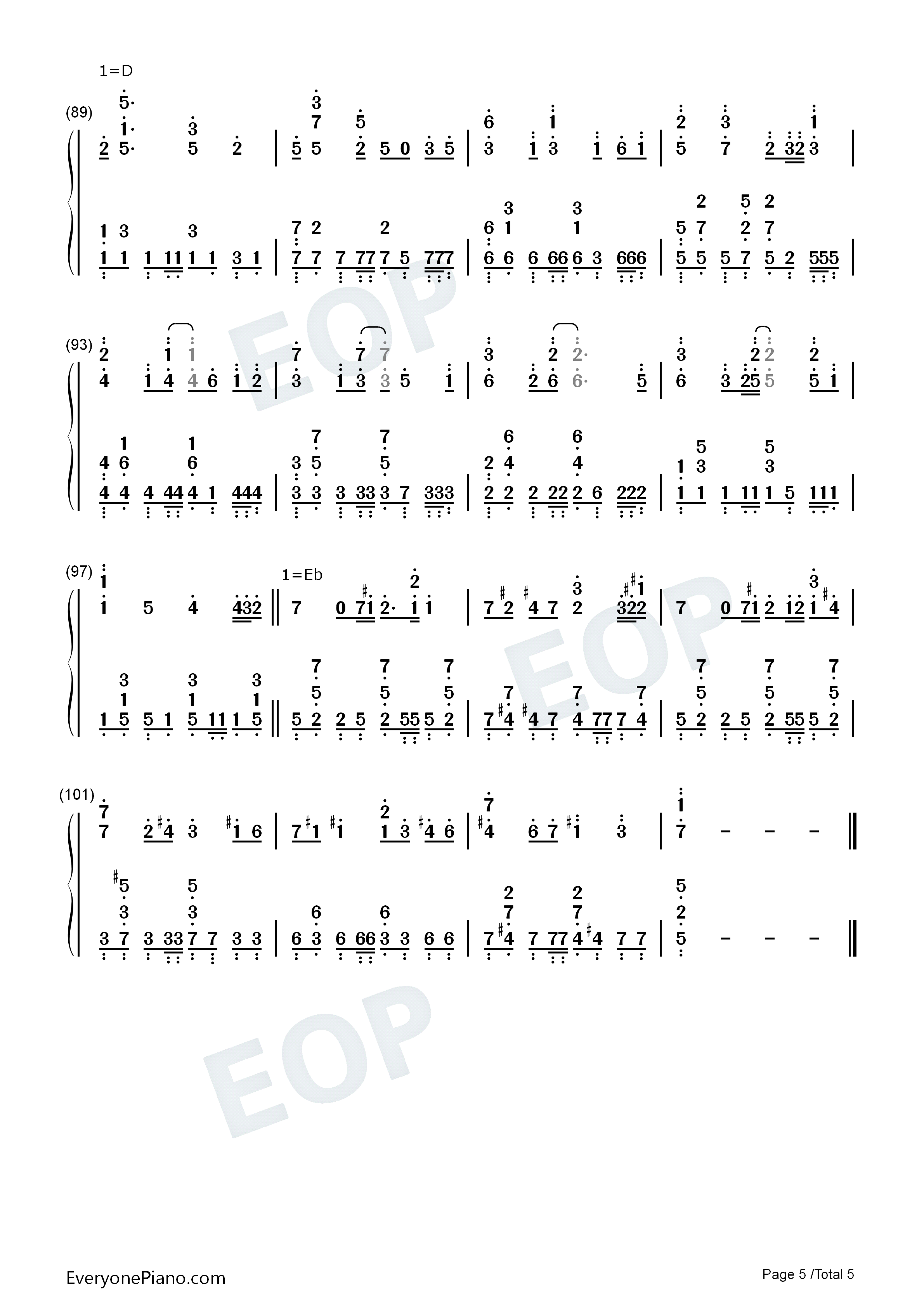 流年如歌钢琴简谱_苍穹演唱