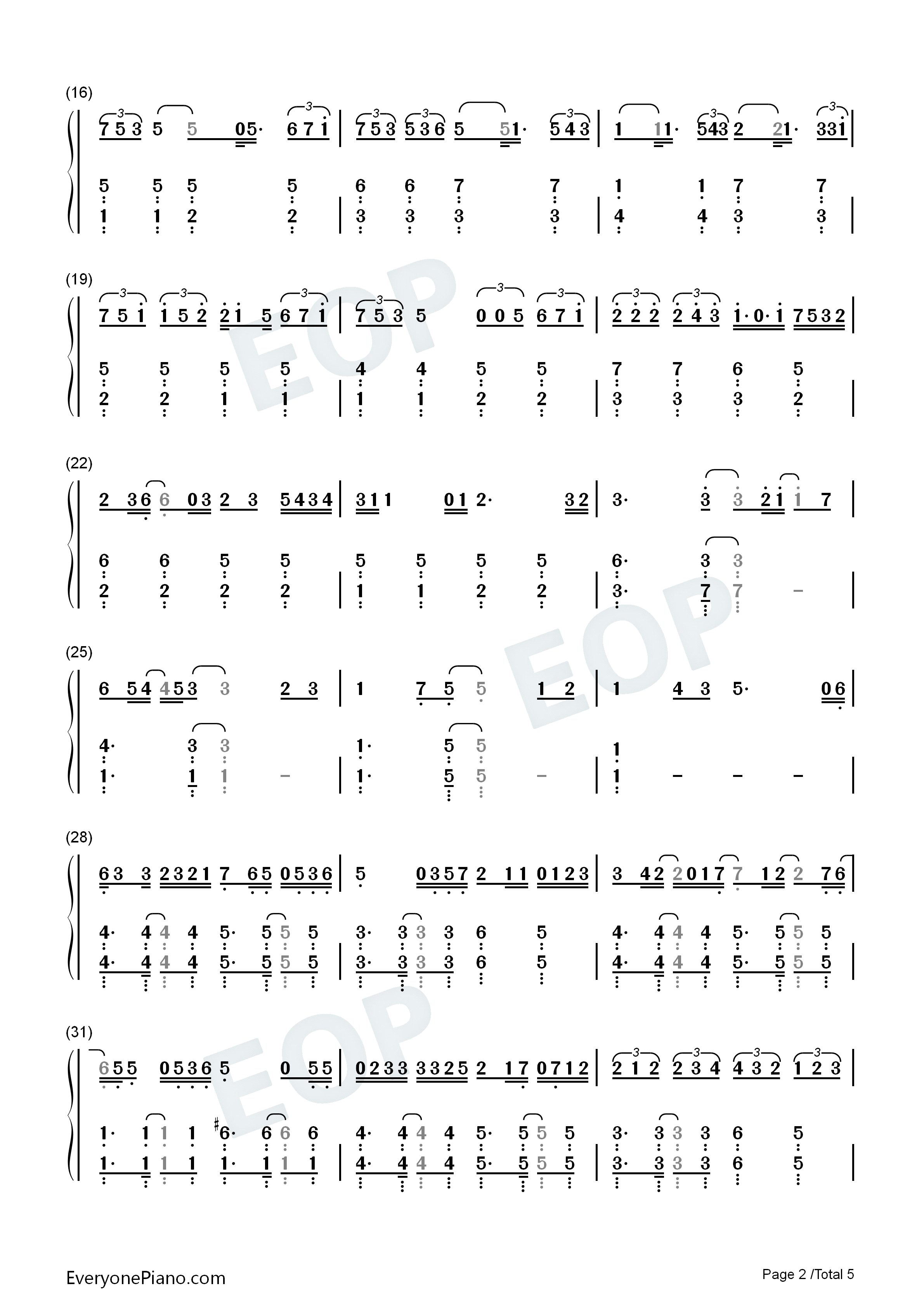 Turn_to_You钢琴简谱_FANTASTICS_from_EXILE_TRIBE演唱