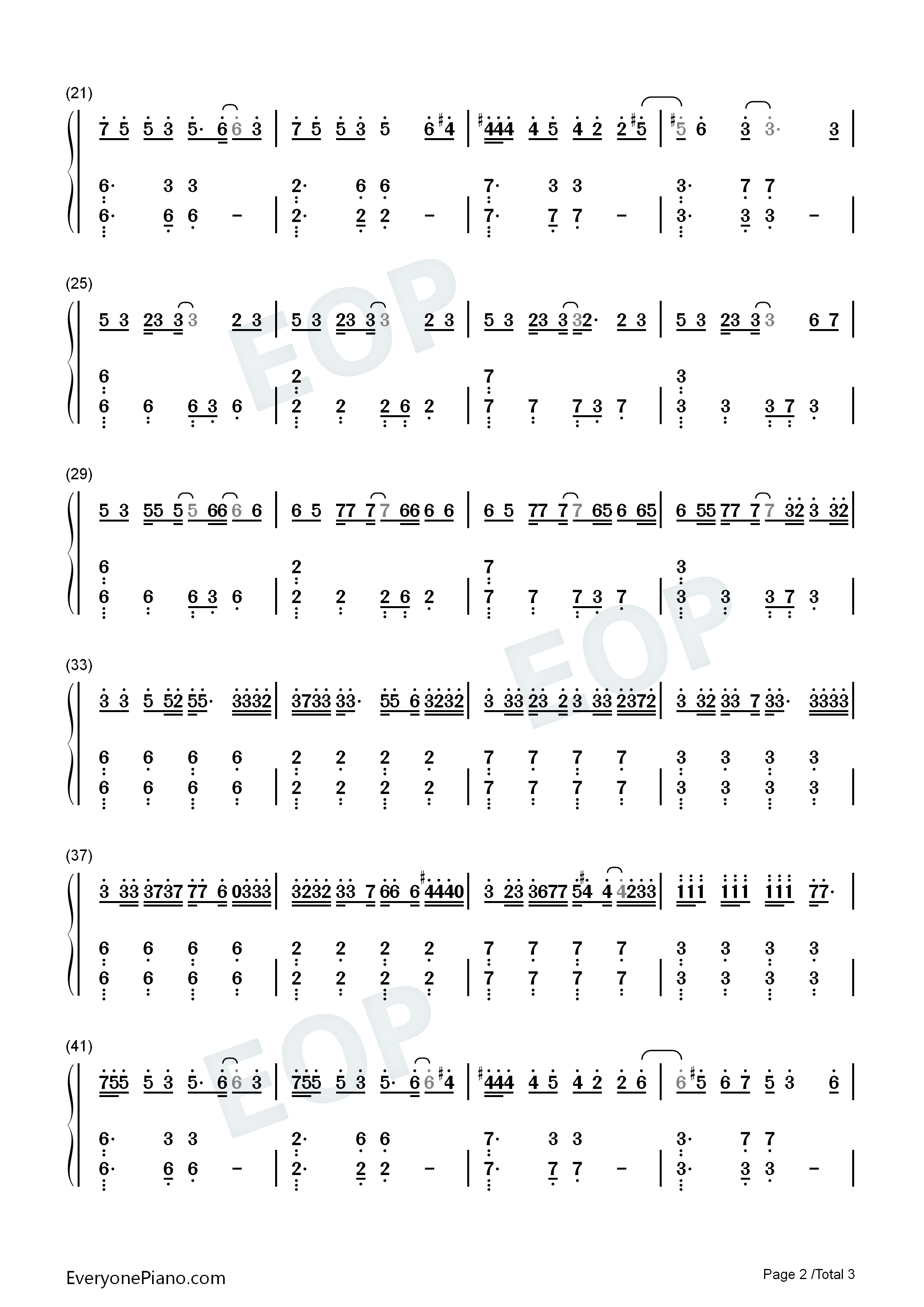 危险派对钢琴简谱_王以太_刘至佳演唱