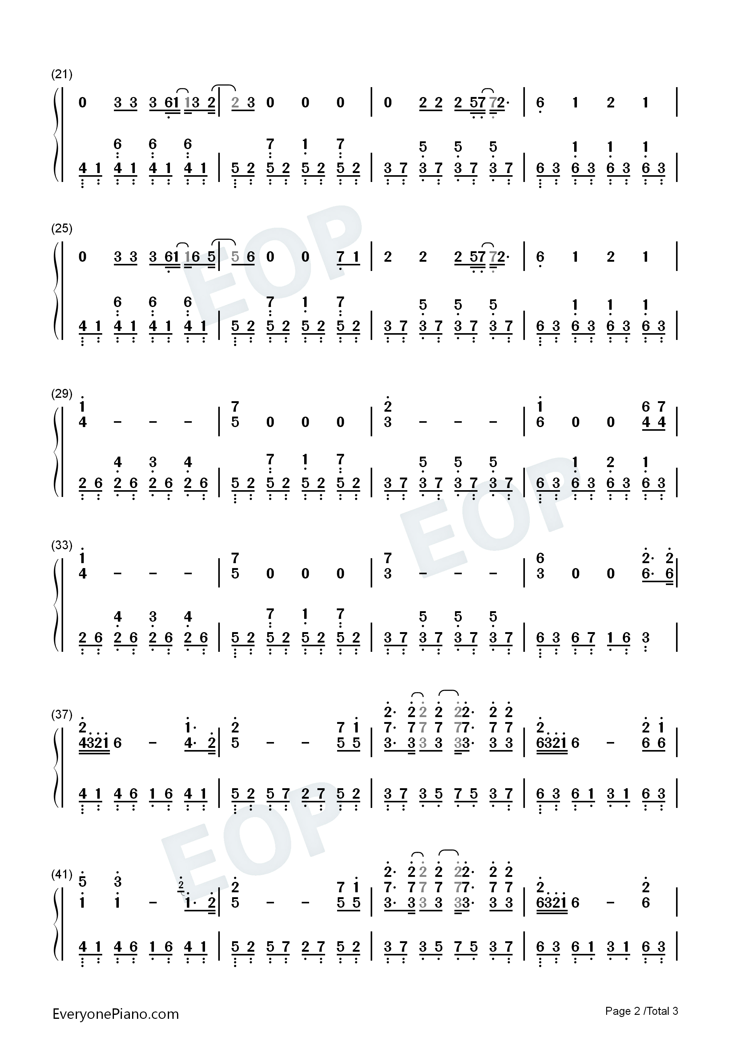 Stay_Gold钢琴简谱_宇多田光演唱