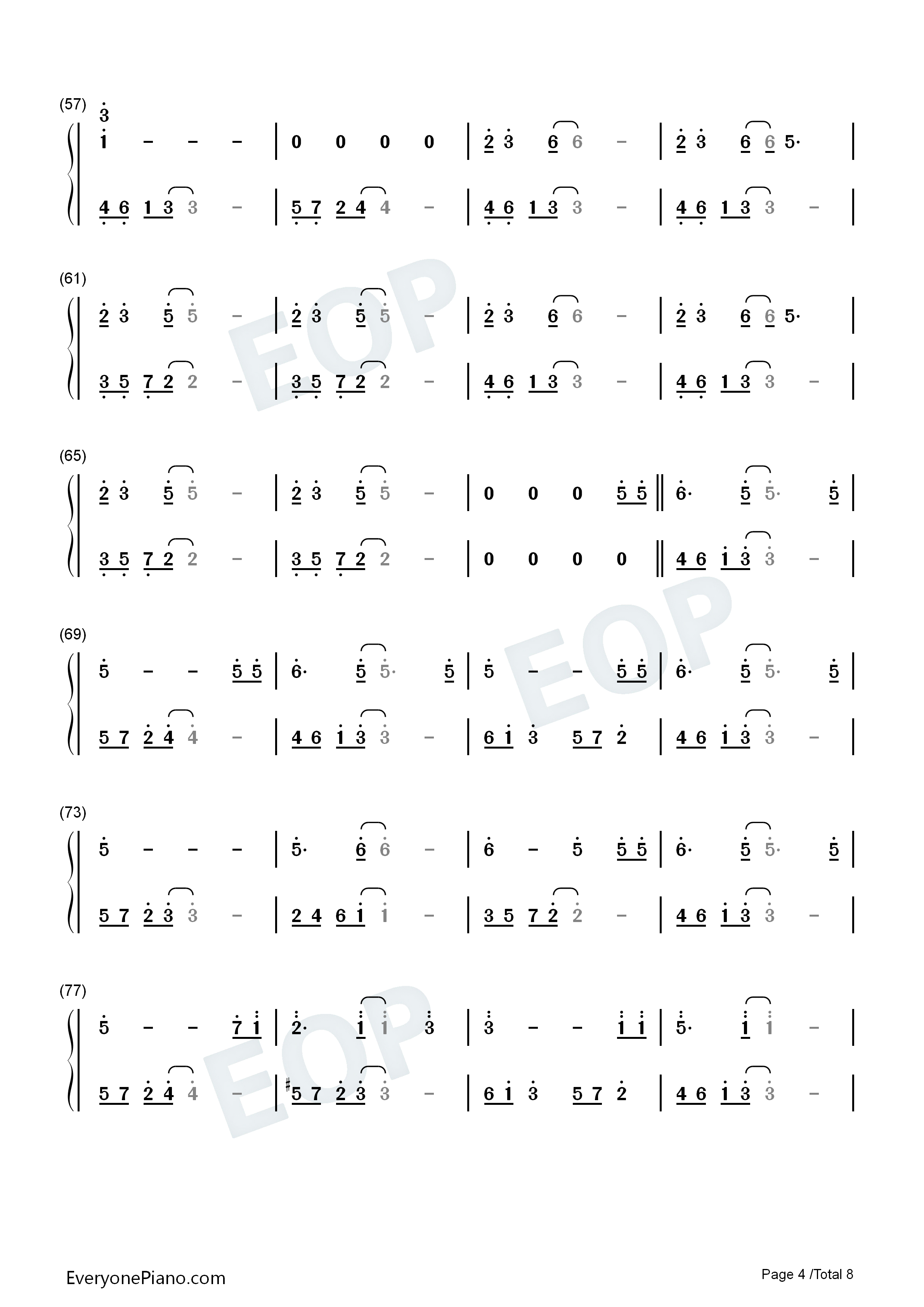 Last_regrets钢琴简谱_彩菜演唱