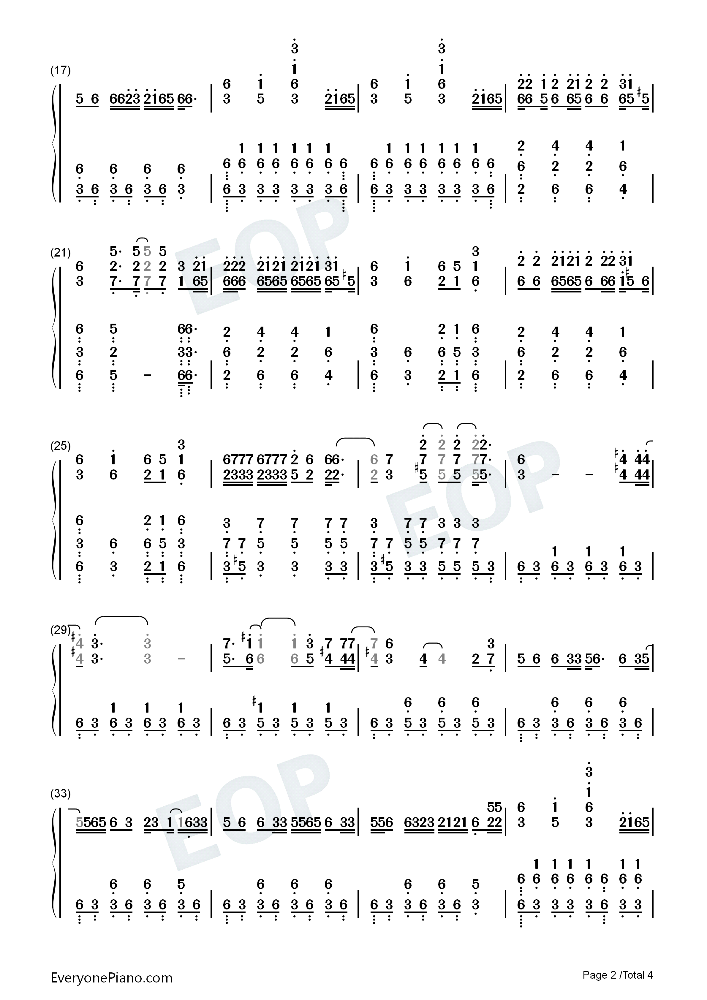 Something_Bad钢琴简谱_Miranda_Lambert_&_Carrie_Underwood演唱