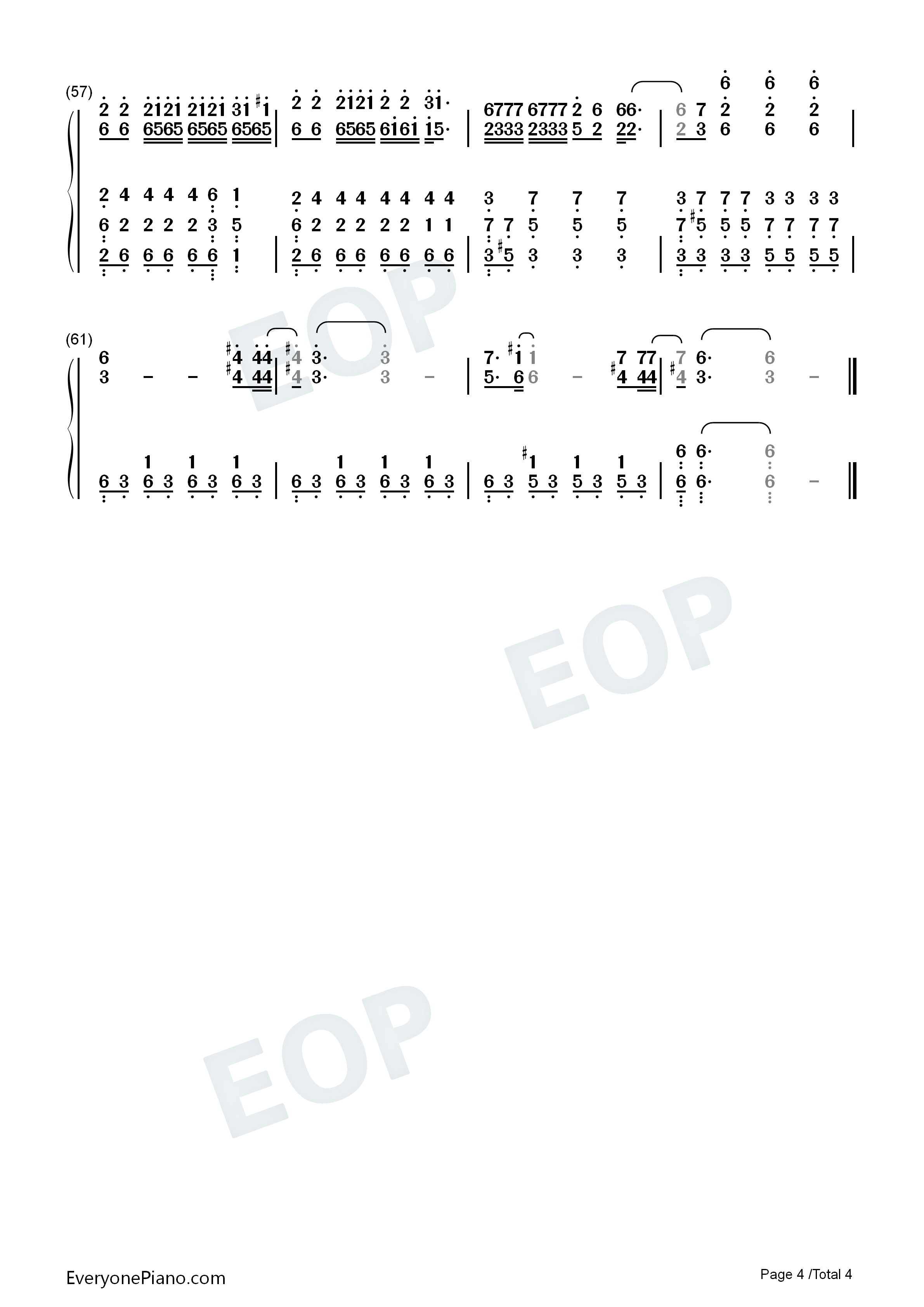 Something_Bad钢琴简谱_Miranda_Lambert_&_Carrie_Underwood演唱